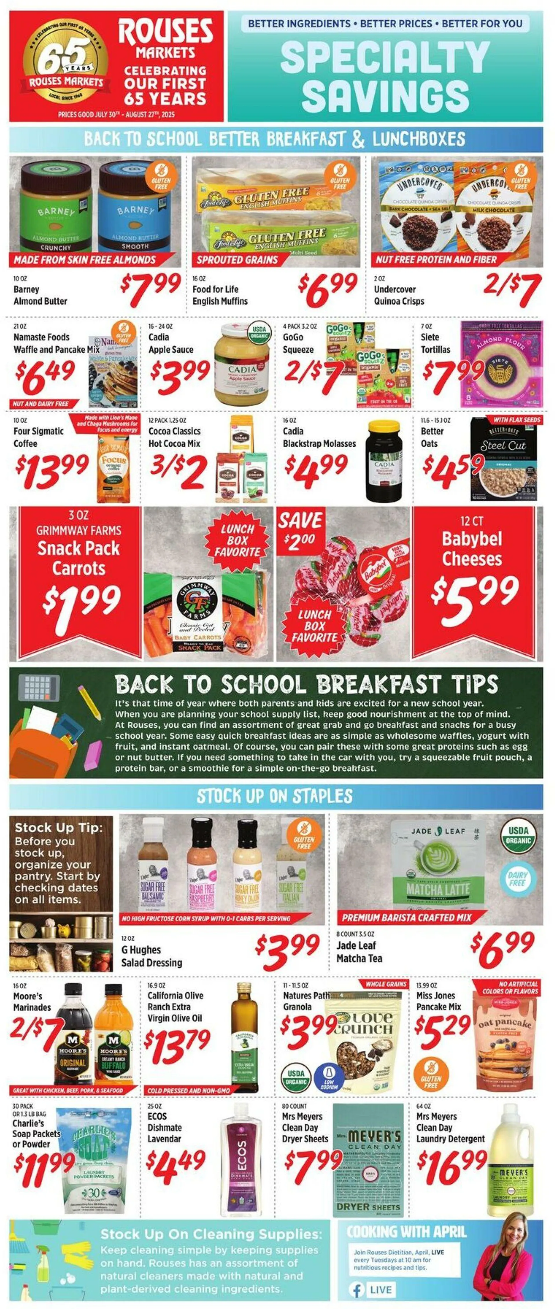 Weekly ad Rouses Current weekly ad from July 30 to August 27 2025 - Page 1