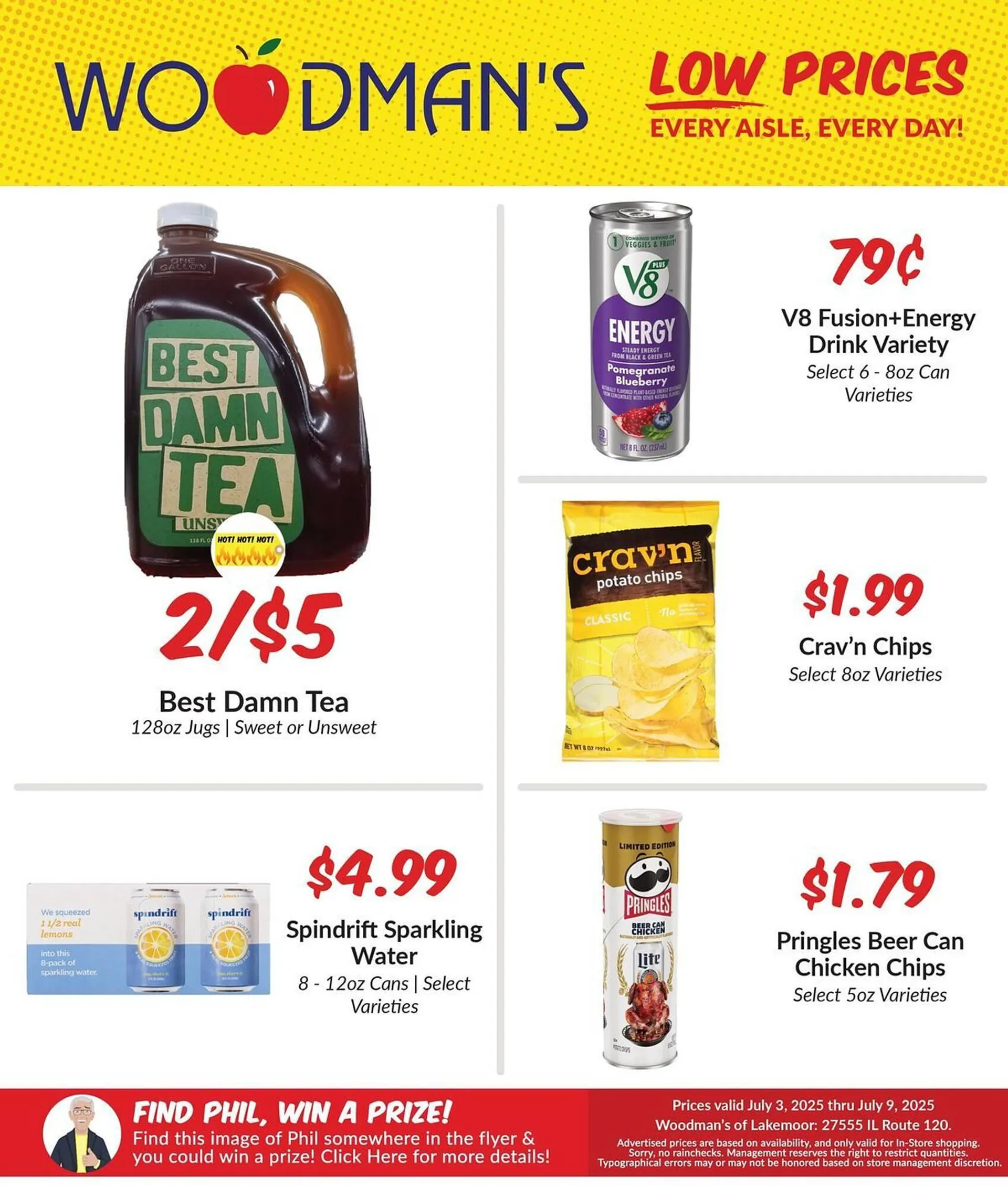 Weekly ad Woodman's Weekly Ad from July 3 to July 9 2025 - Page 1