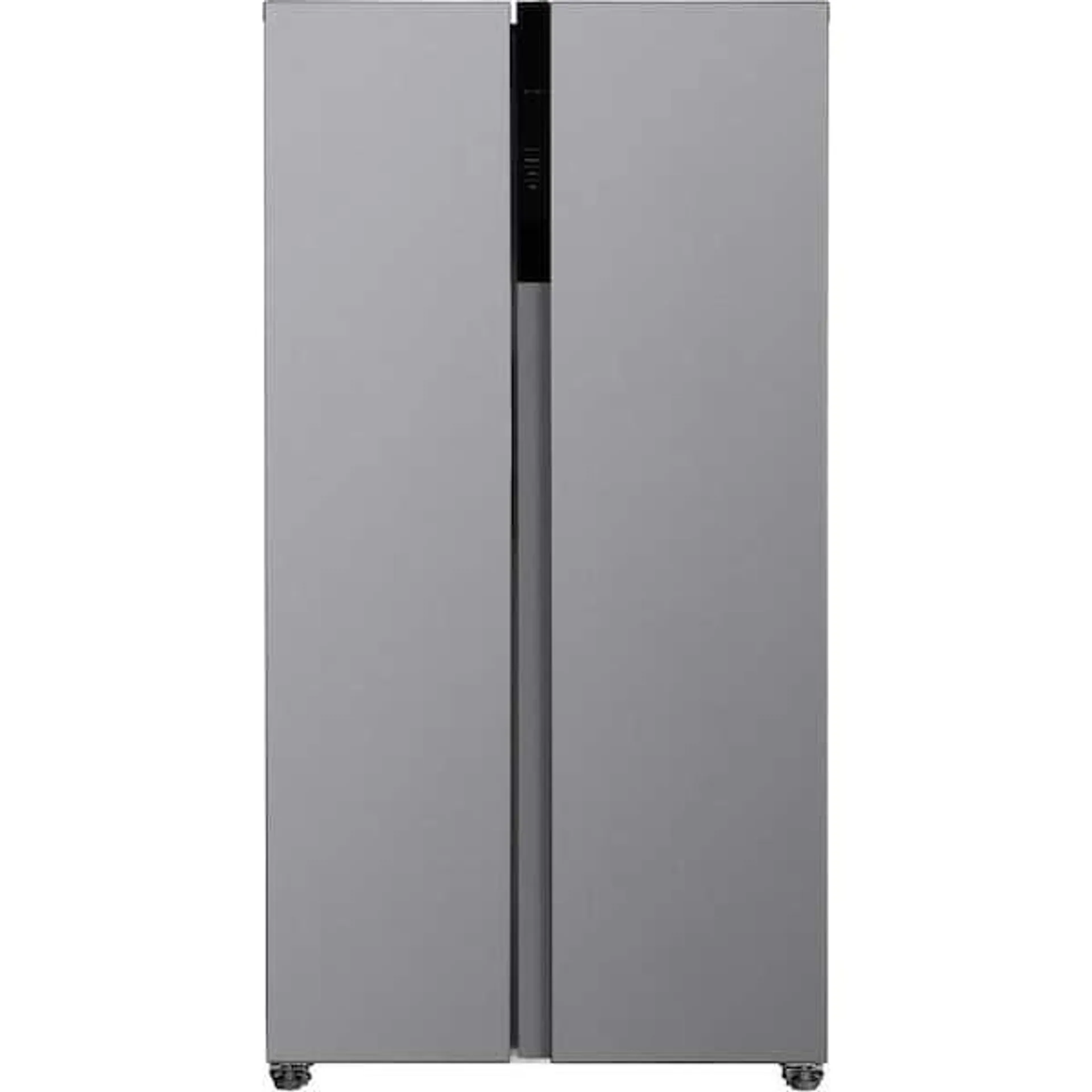 21 cu. ft. Side-By-Side Refrigerator in Brushed Steel, Counter Depth