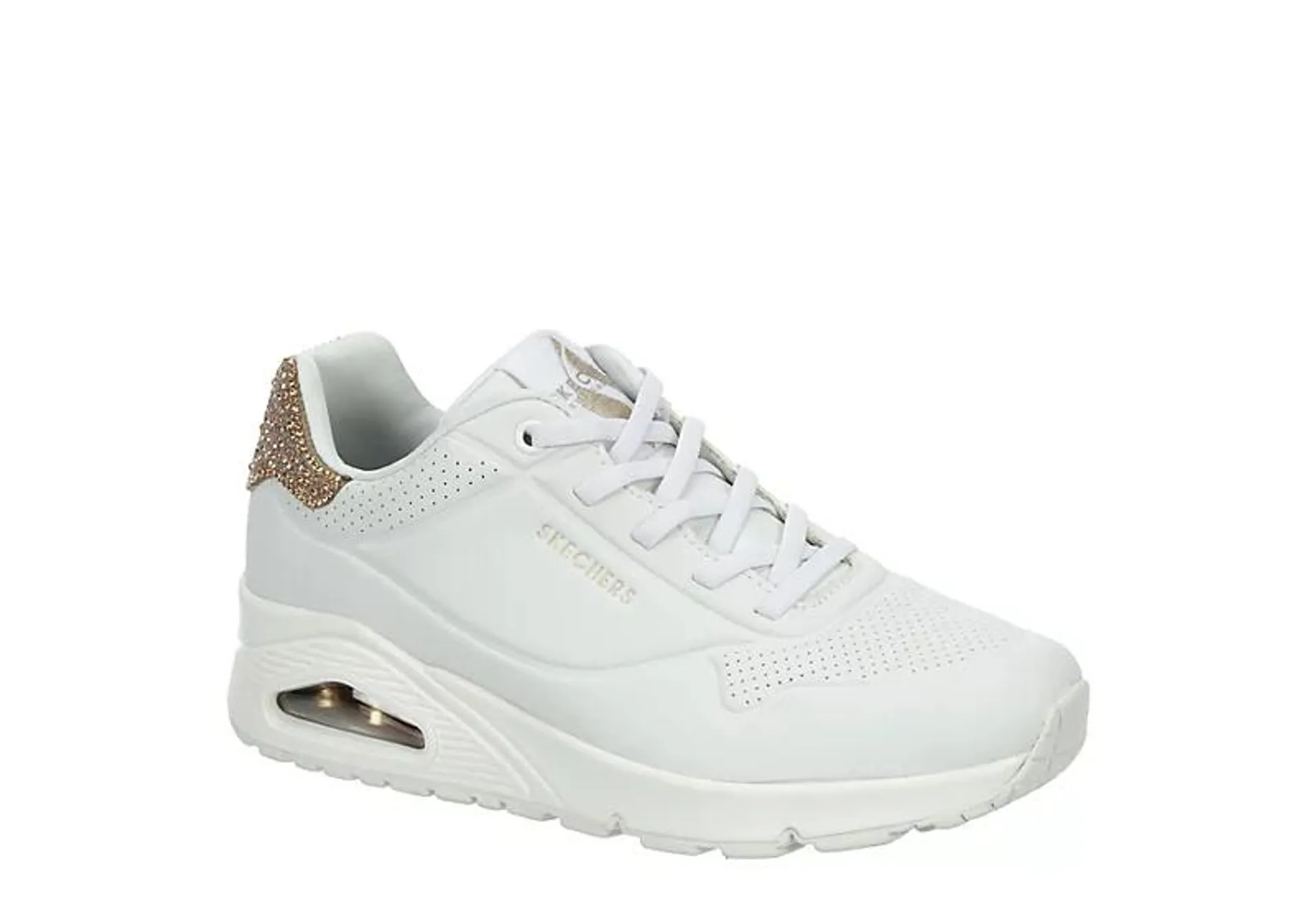 Skechers Womens Uno Sneaker - White