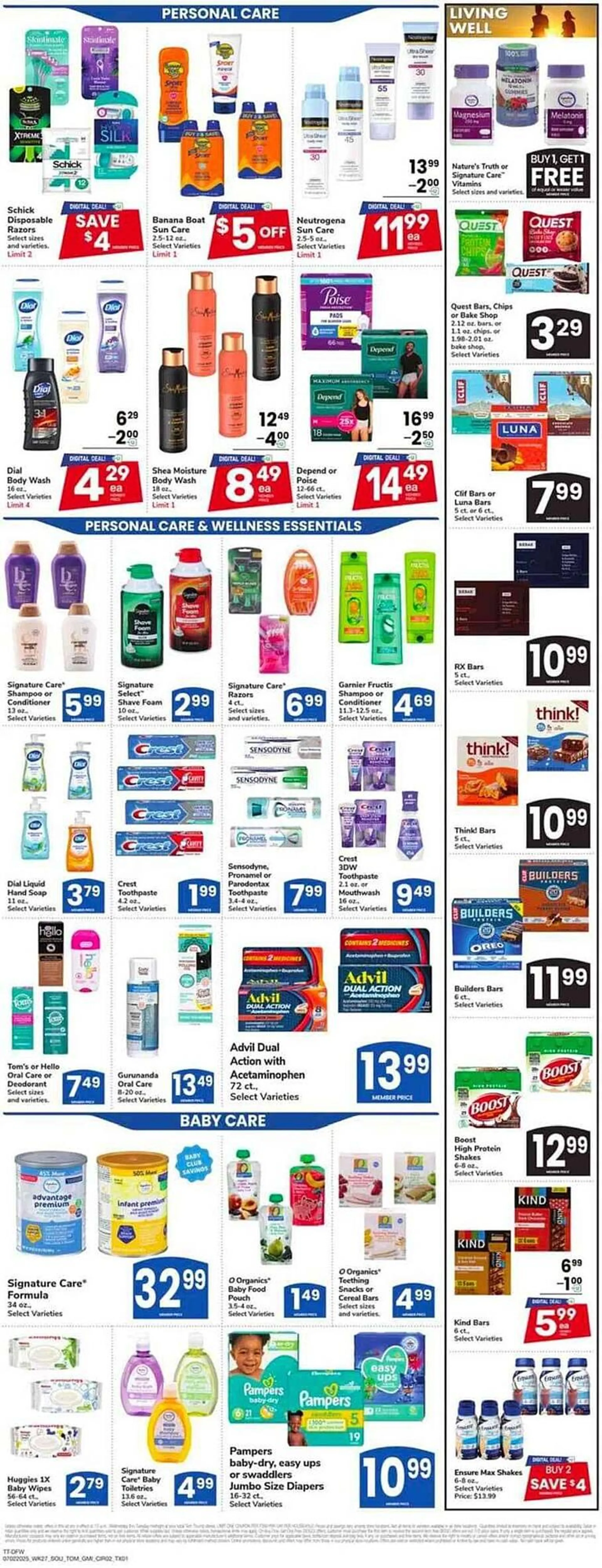 Weekly ad Tom Thumb Weekly Ad from July 2 to July 8 2025 - Page 6