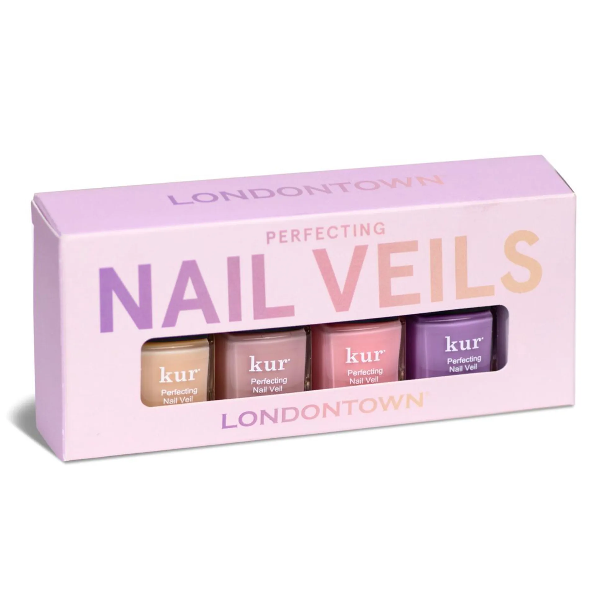 Londontown Perfecting Nail Veil Minis 4-piece Set