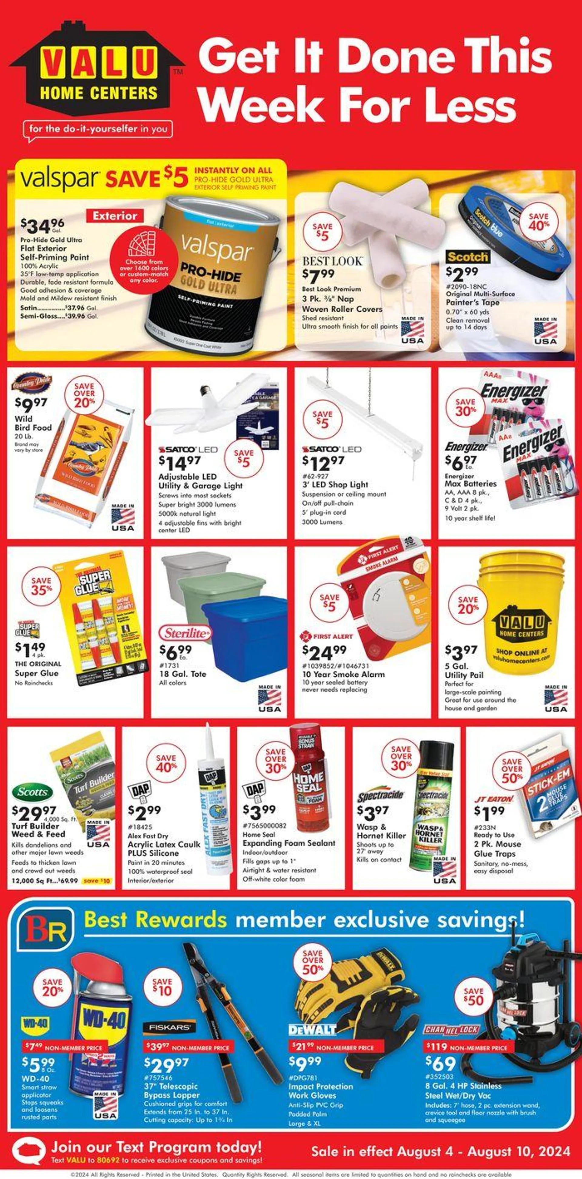 Valu Home Centers weekly ad - 1