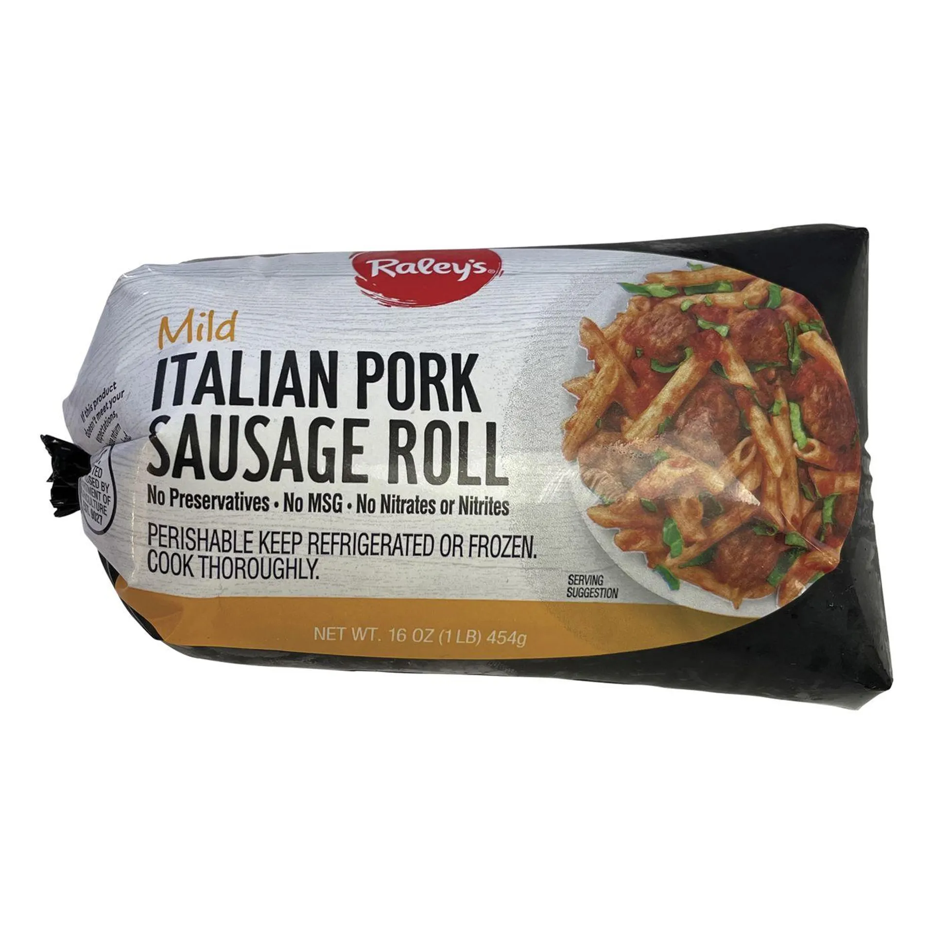 Raley's Fine Meats Mild Italian Pork Sausage Roll