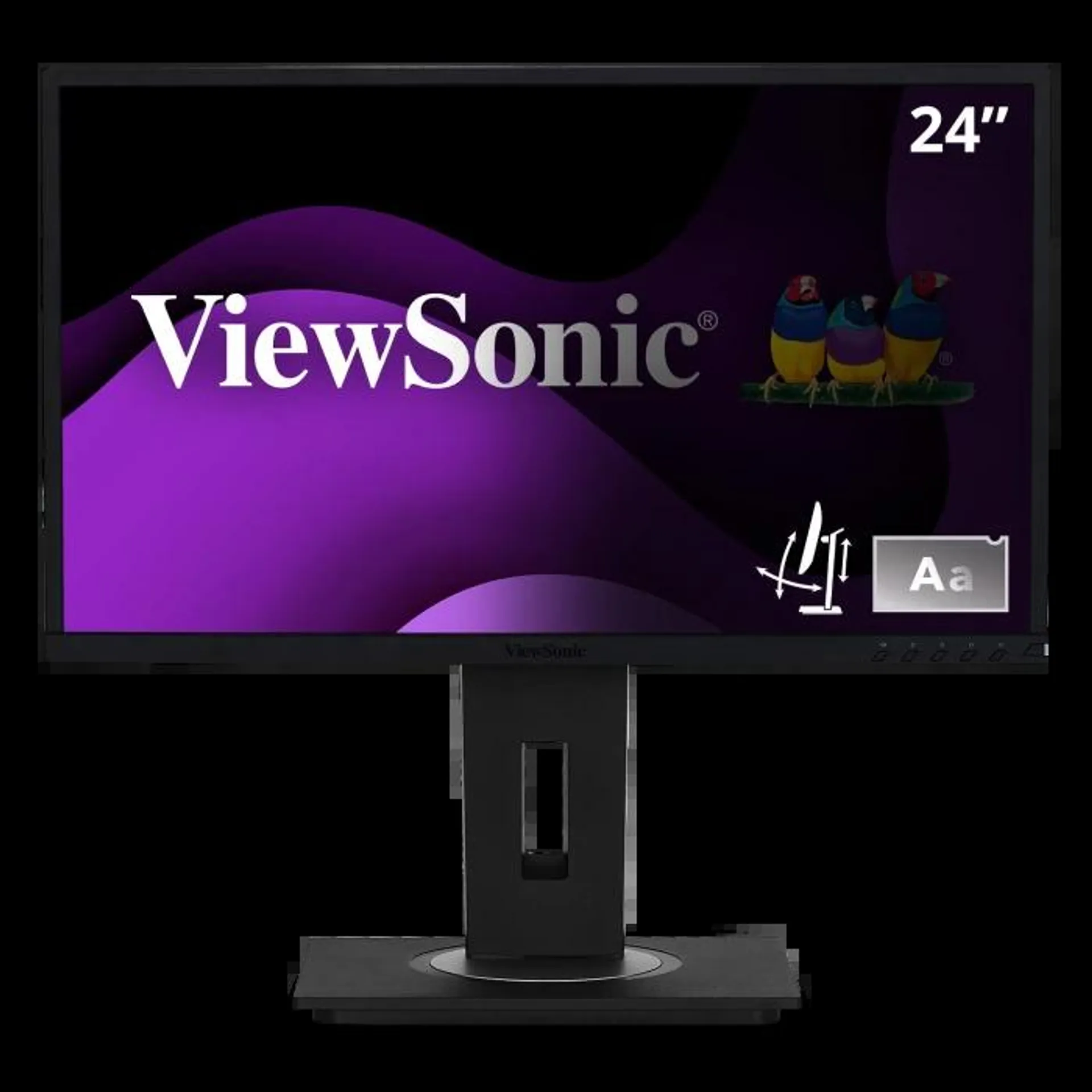 VG2448-PF - 24" 1080p Ergonomic IPS Monitor with Built-In Privacy Filter, HDMI, and DP