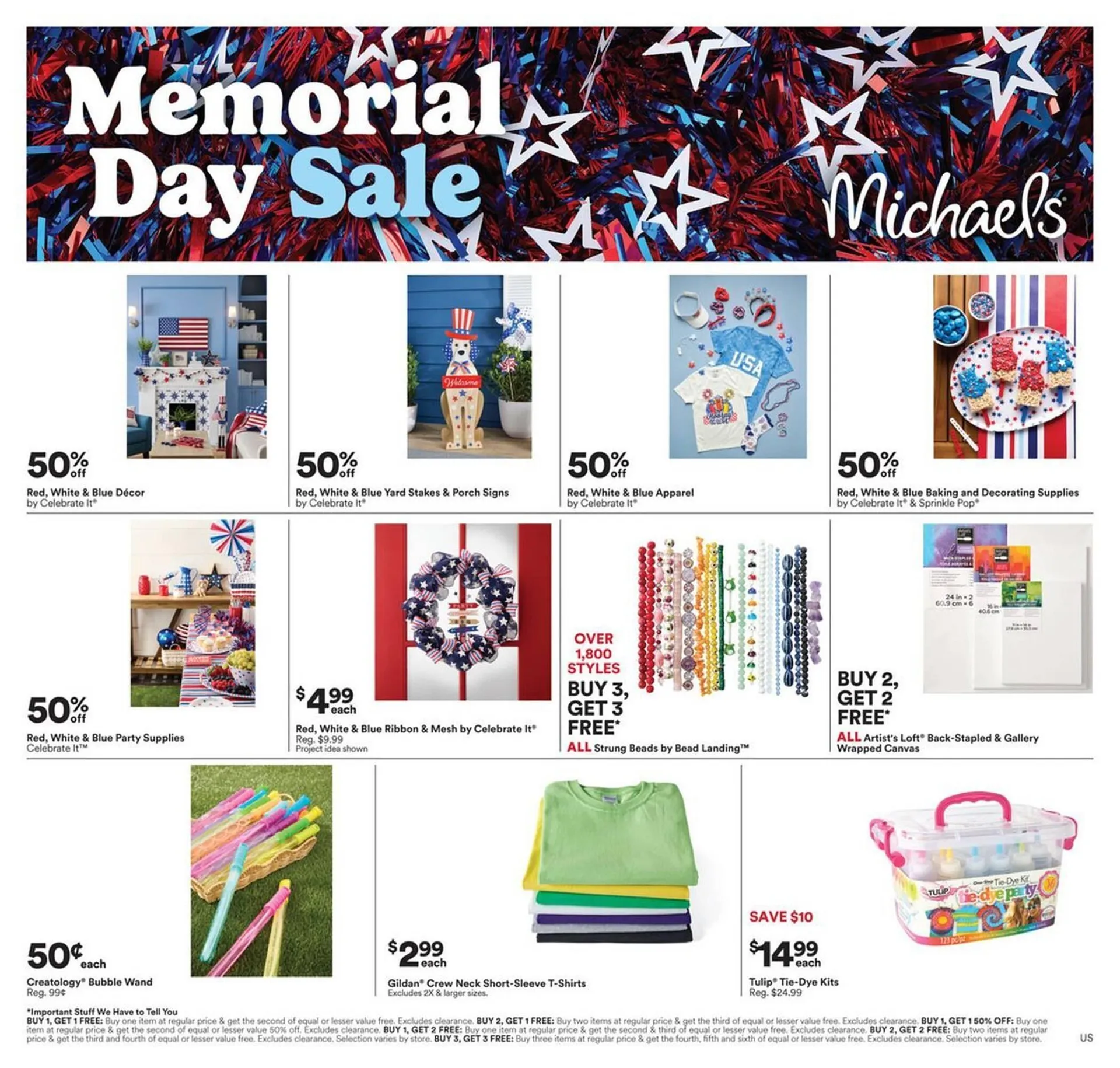 Weekly ad Michaels Weekly Ad from May 26 to June 1 2025 - Page 1