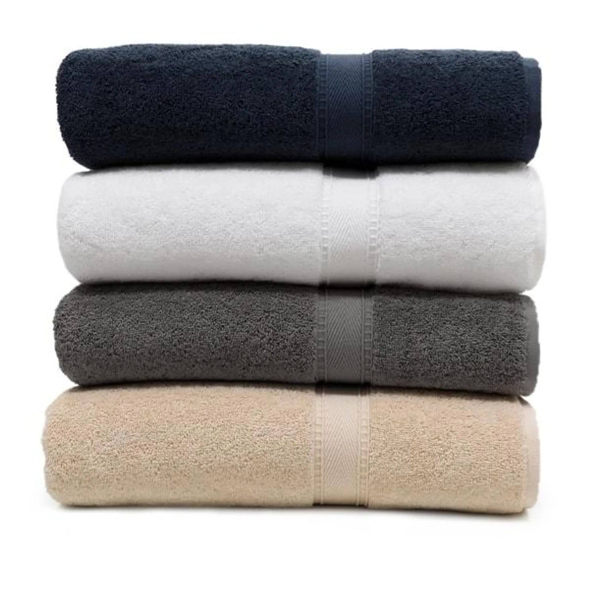 Authentic Hotel and Spa Turkish Cotton Bath Towels (Set of 4)