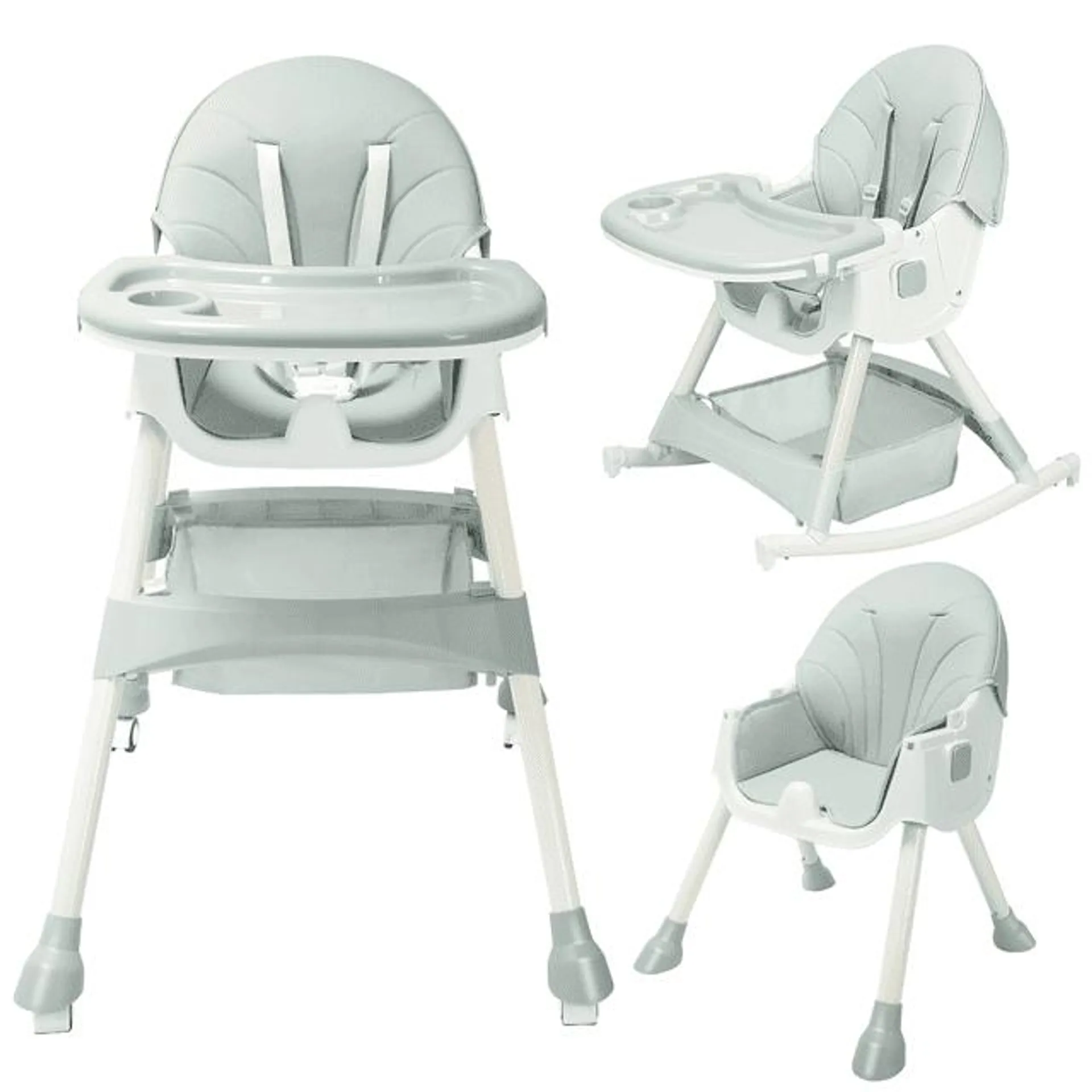 HARPPA 4-in-1 Convertible High Chair for Babies and Toddlers, Green