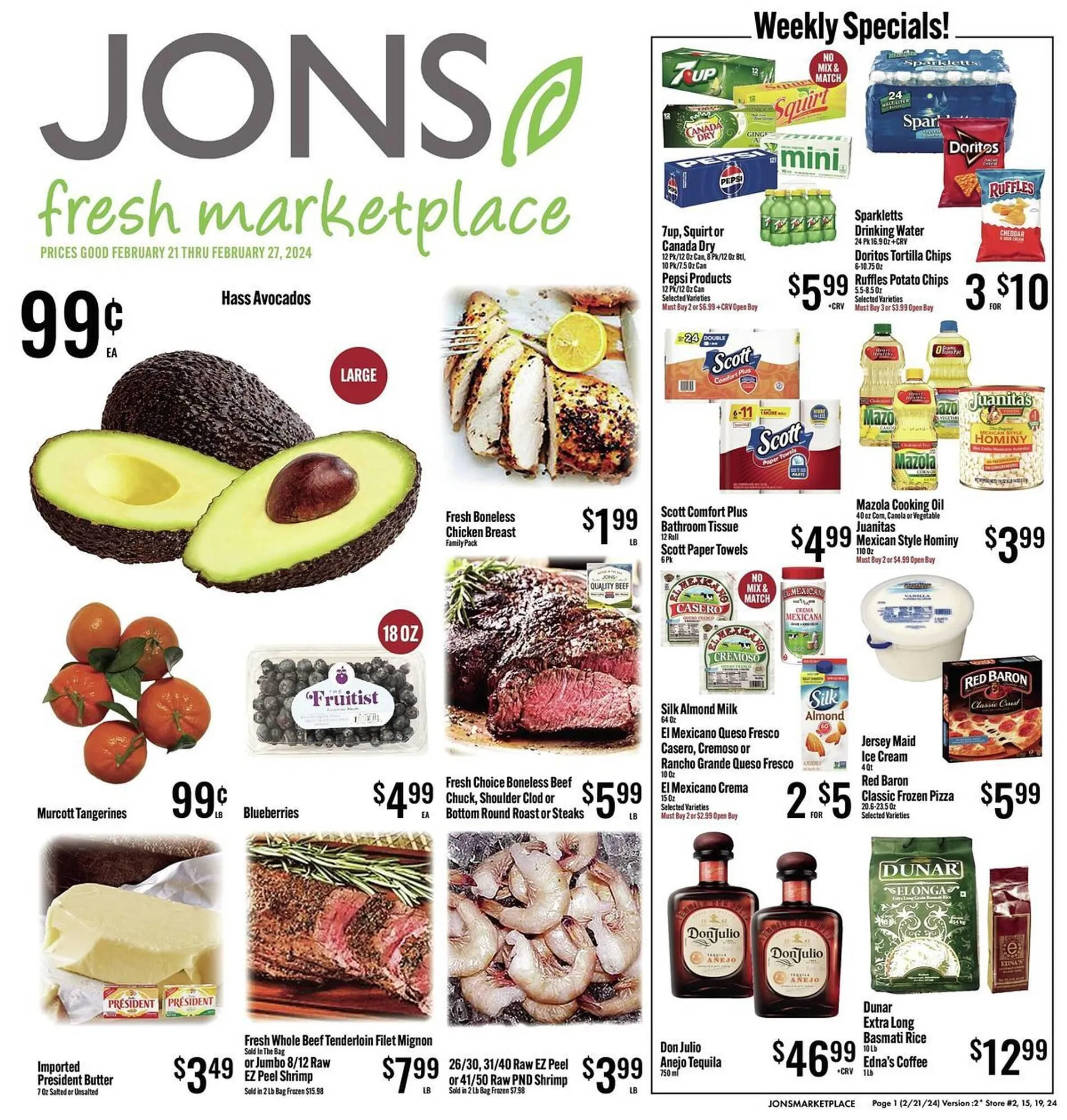 Weekly ad Jons International Weekly Ad from February 21 to February 27 2024 - Page 