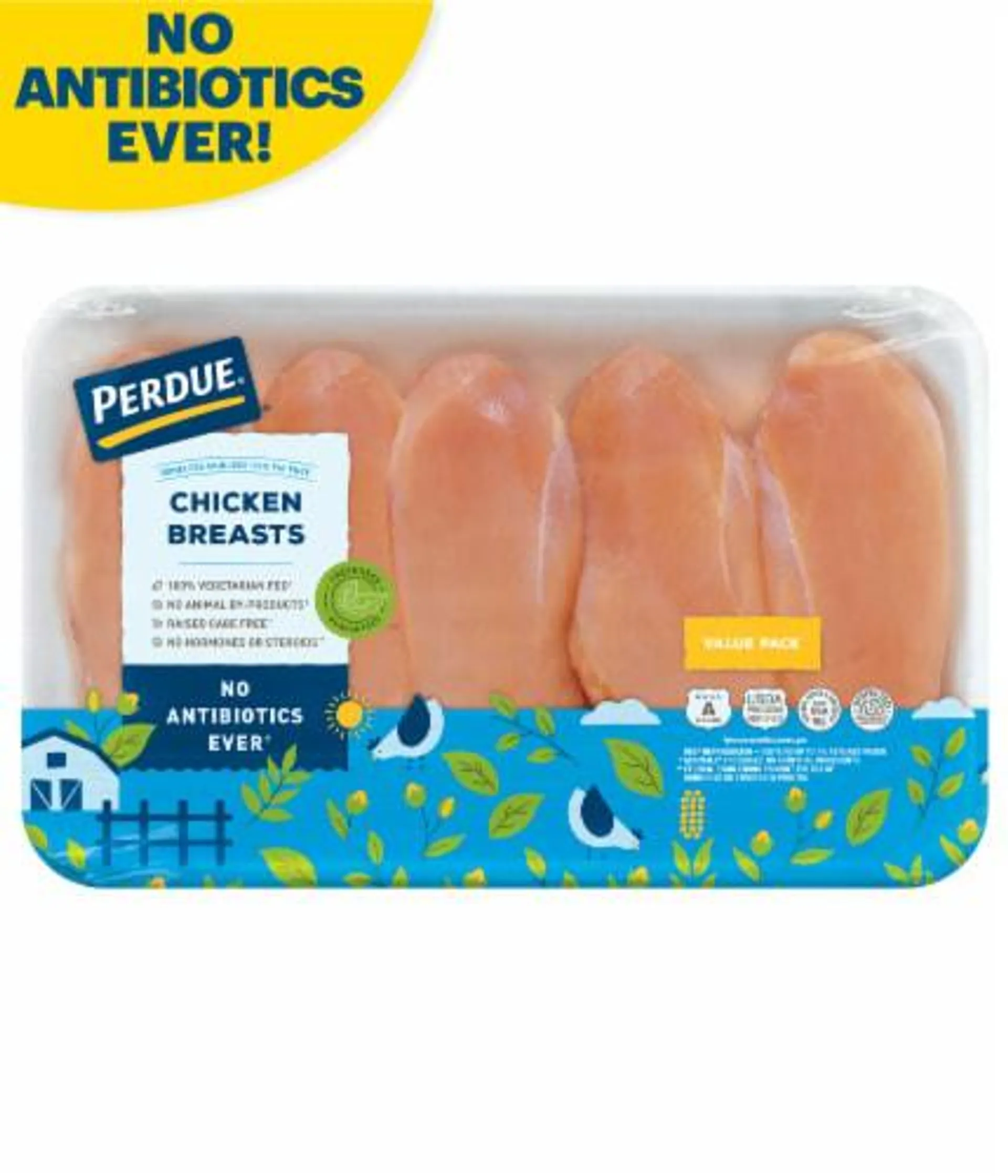 PERDUE® Fresh Boneless Skinless Chicken Breasts Value Pack