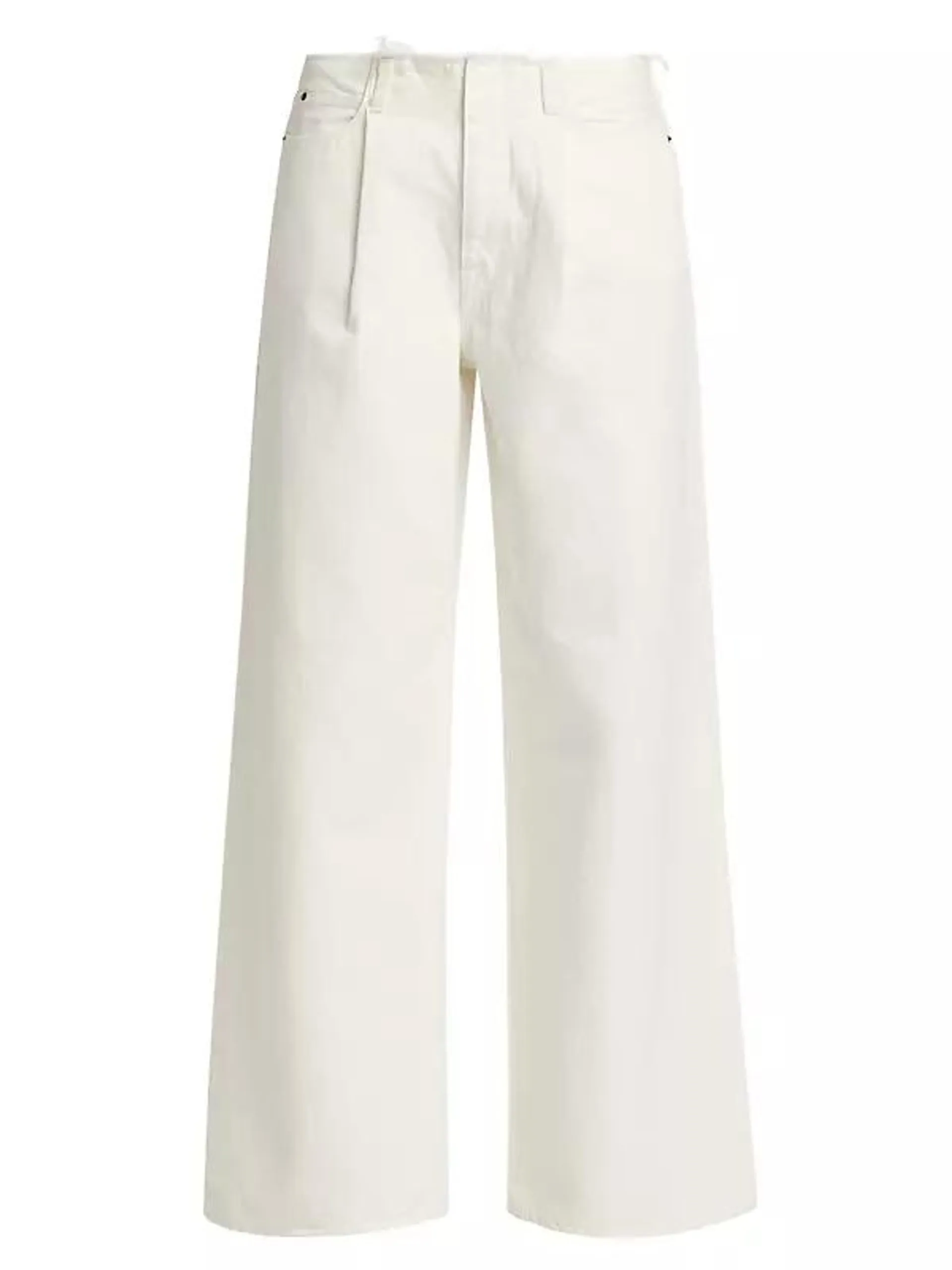 Taylor Pleated Wide-Leg Jeans