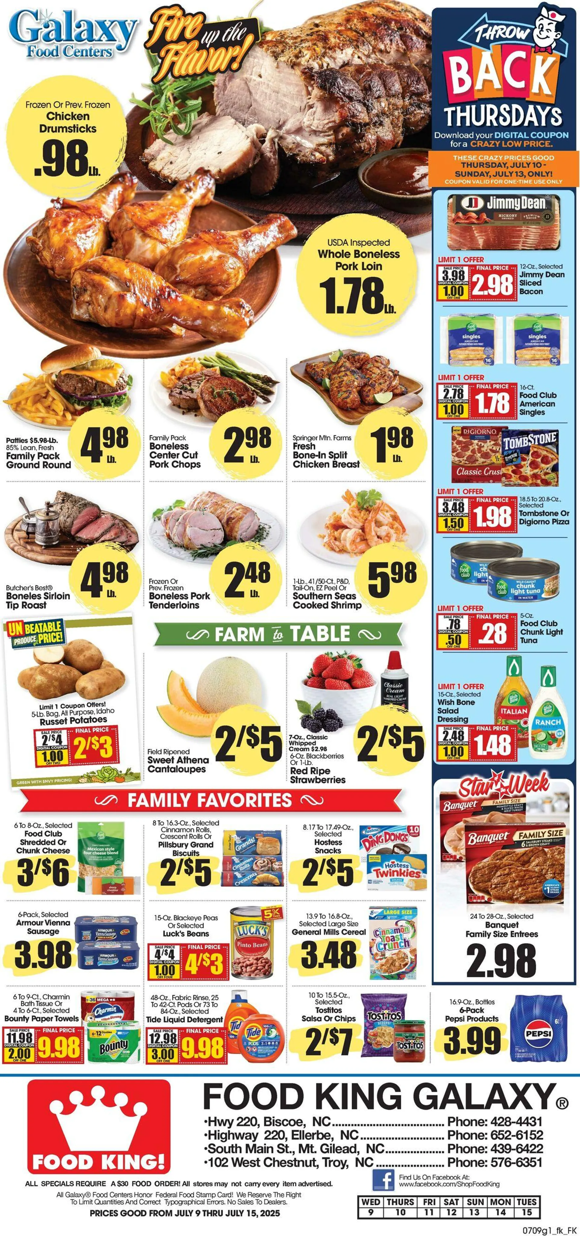 Weekly ad Food King Current weekly ad from July 9 to July 15 2025 - Page 1