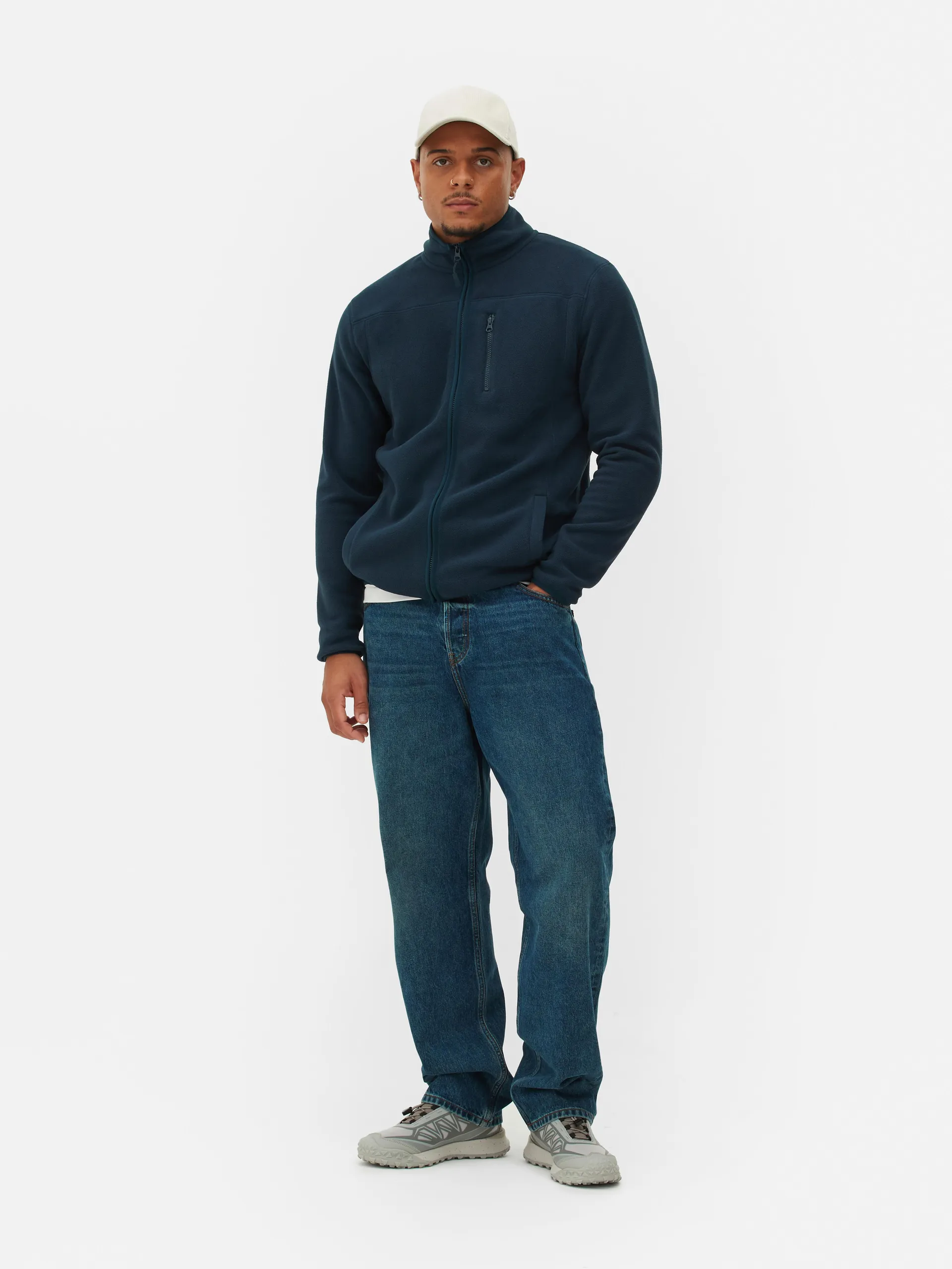 Funnel Neck Zip Fleece