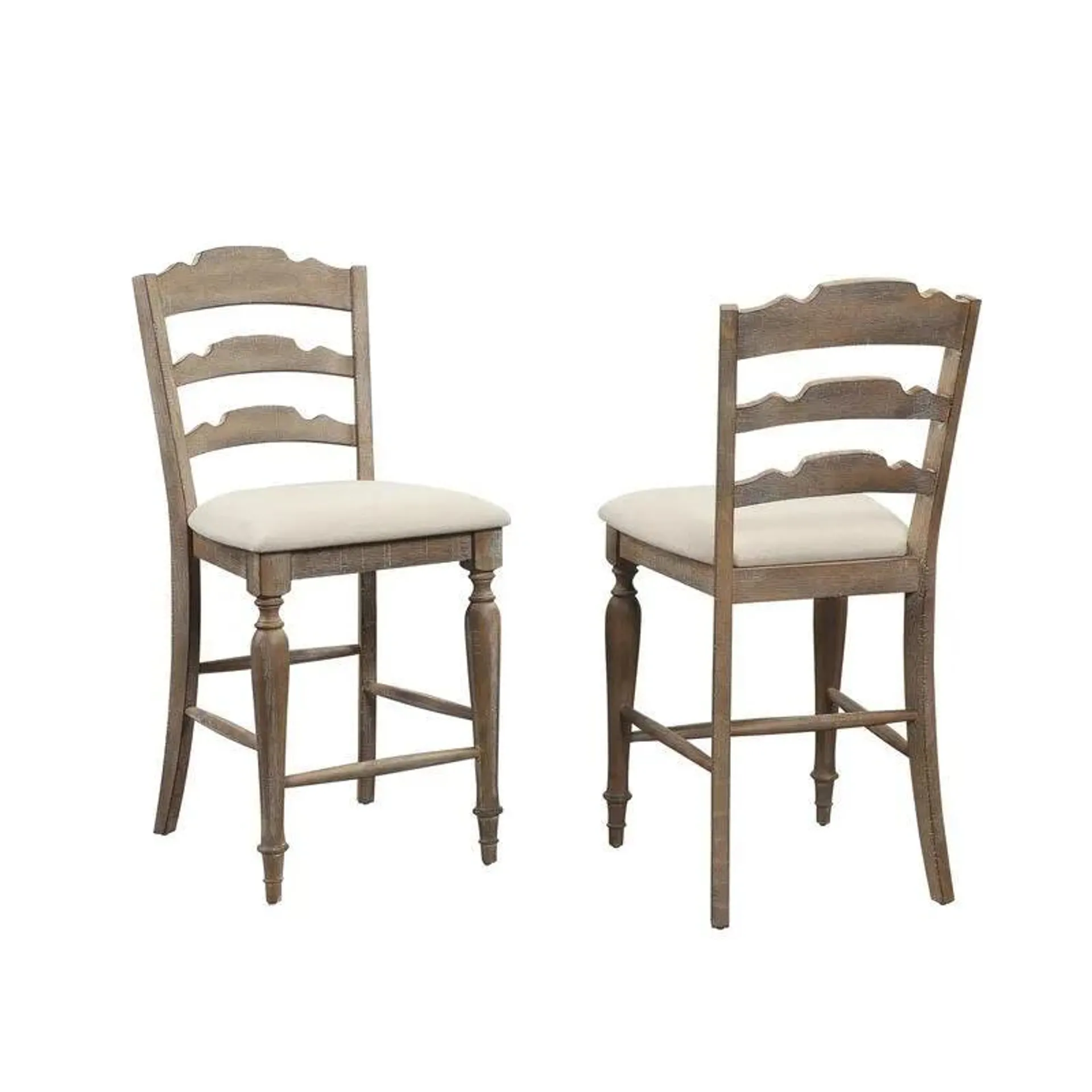 Augusta Ladderback Barstool With Cushion