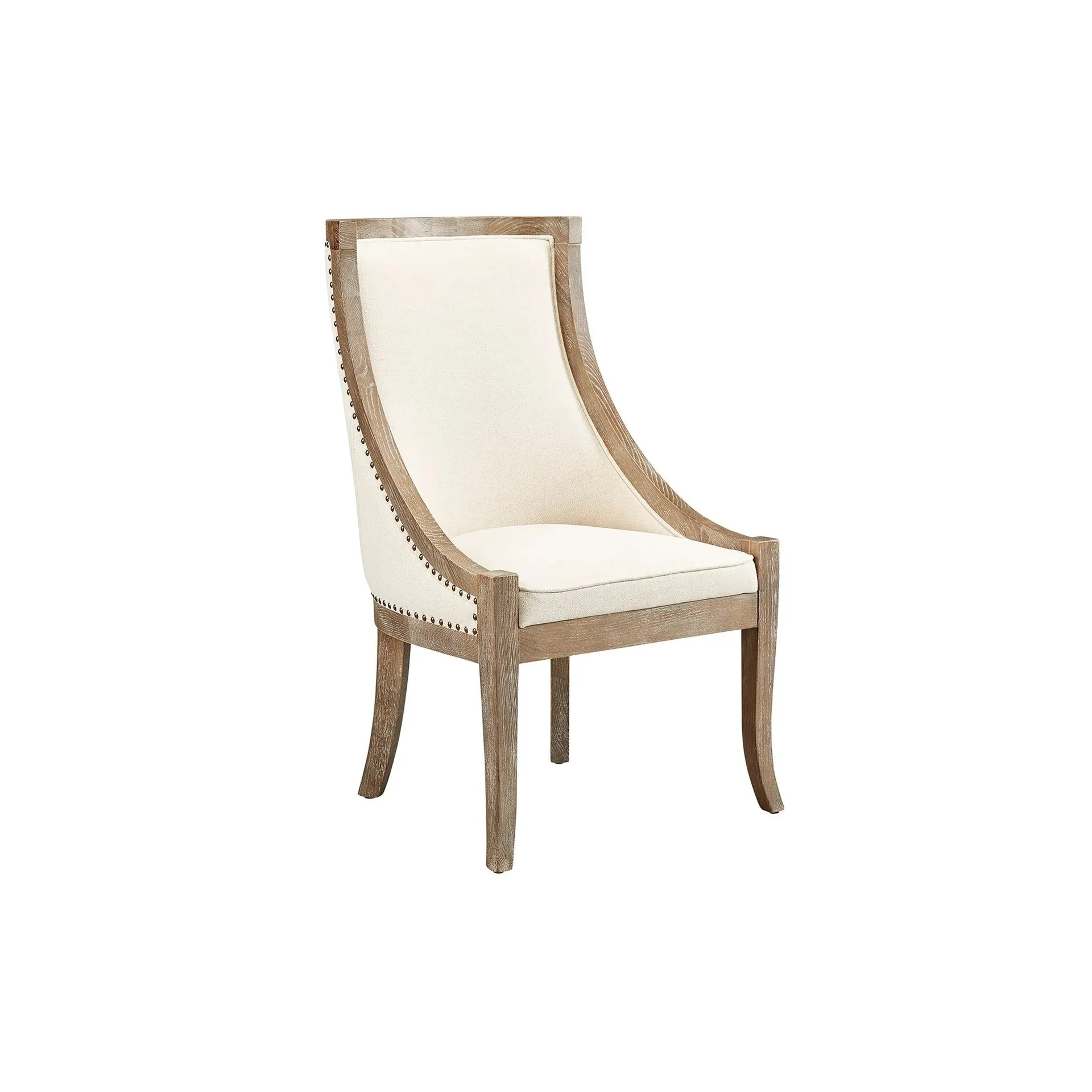 Scoop Back Chair - Linen