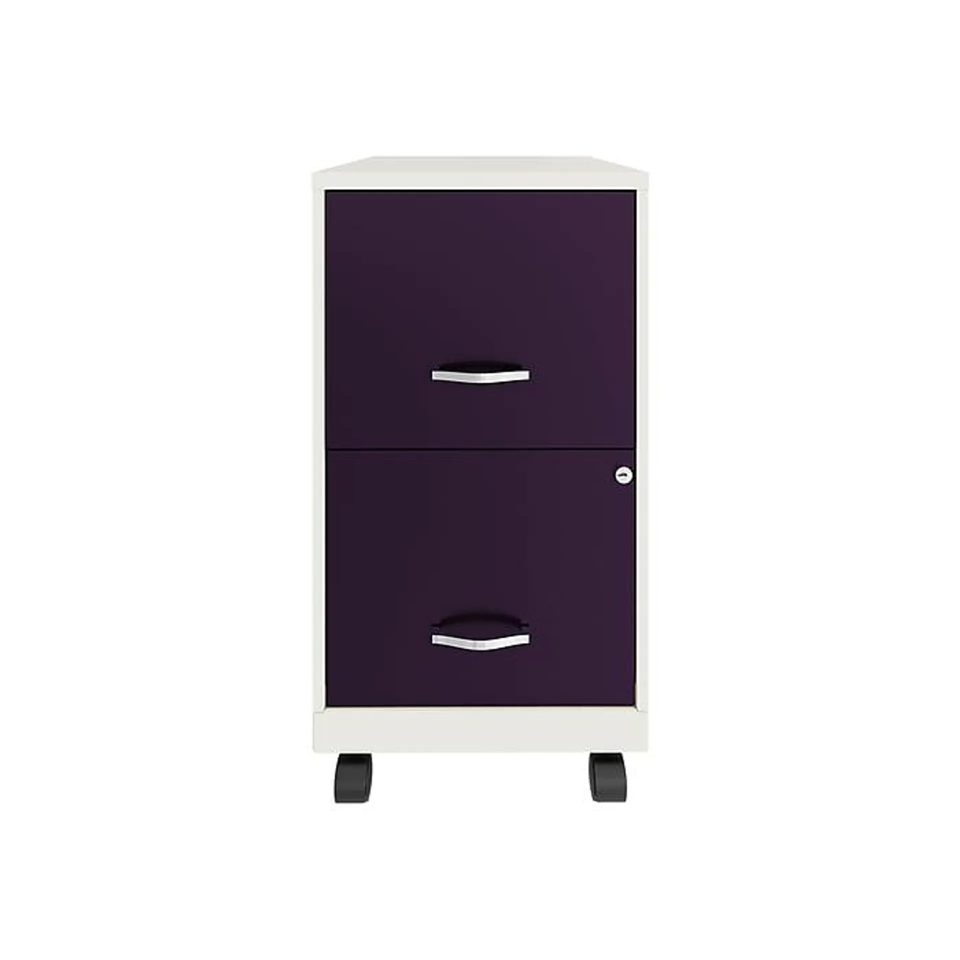 Space Solutions SOHO Smart File 2-Drawer Mobile Vertical File Cabinet,