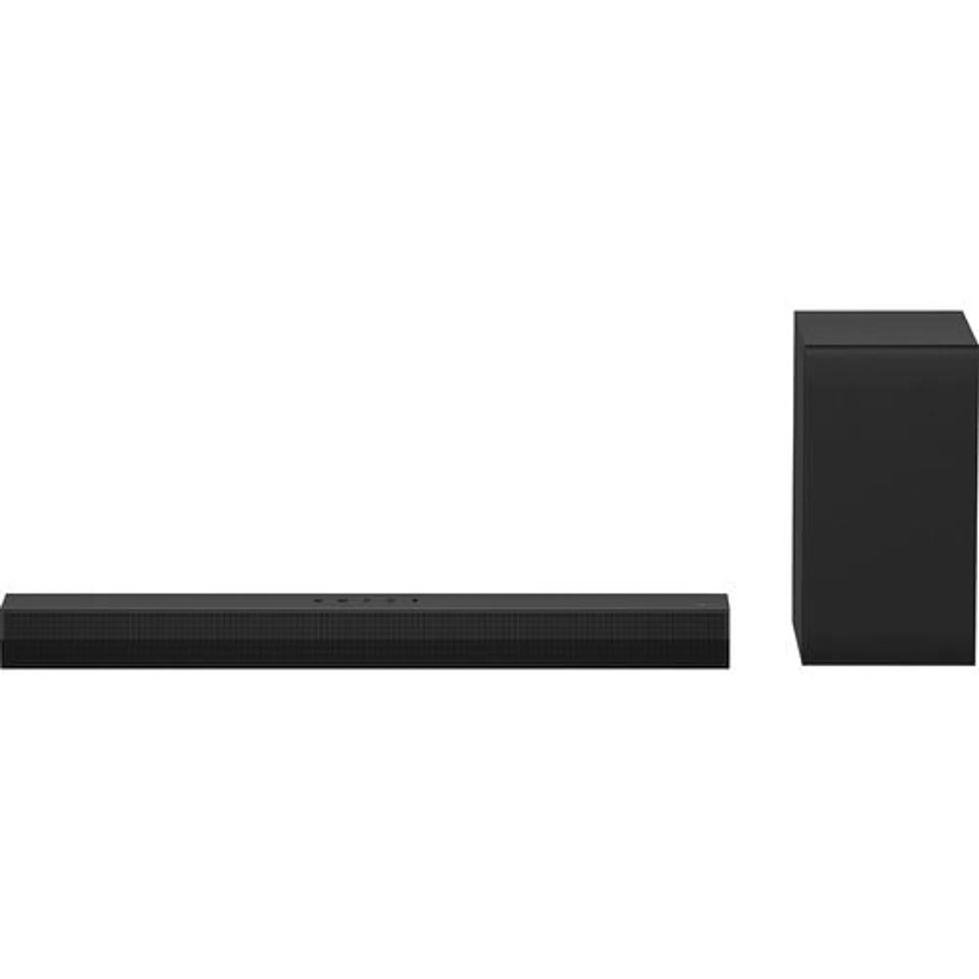 2.1 Channel Soundbar with Wireless Subwoofer