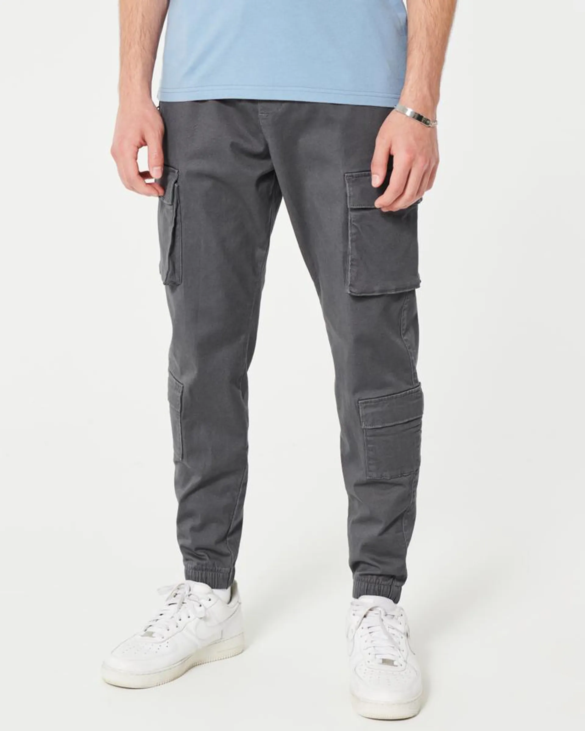 Twill 4-Pocket Cargo Joggers