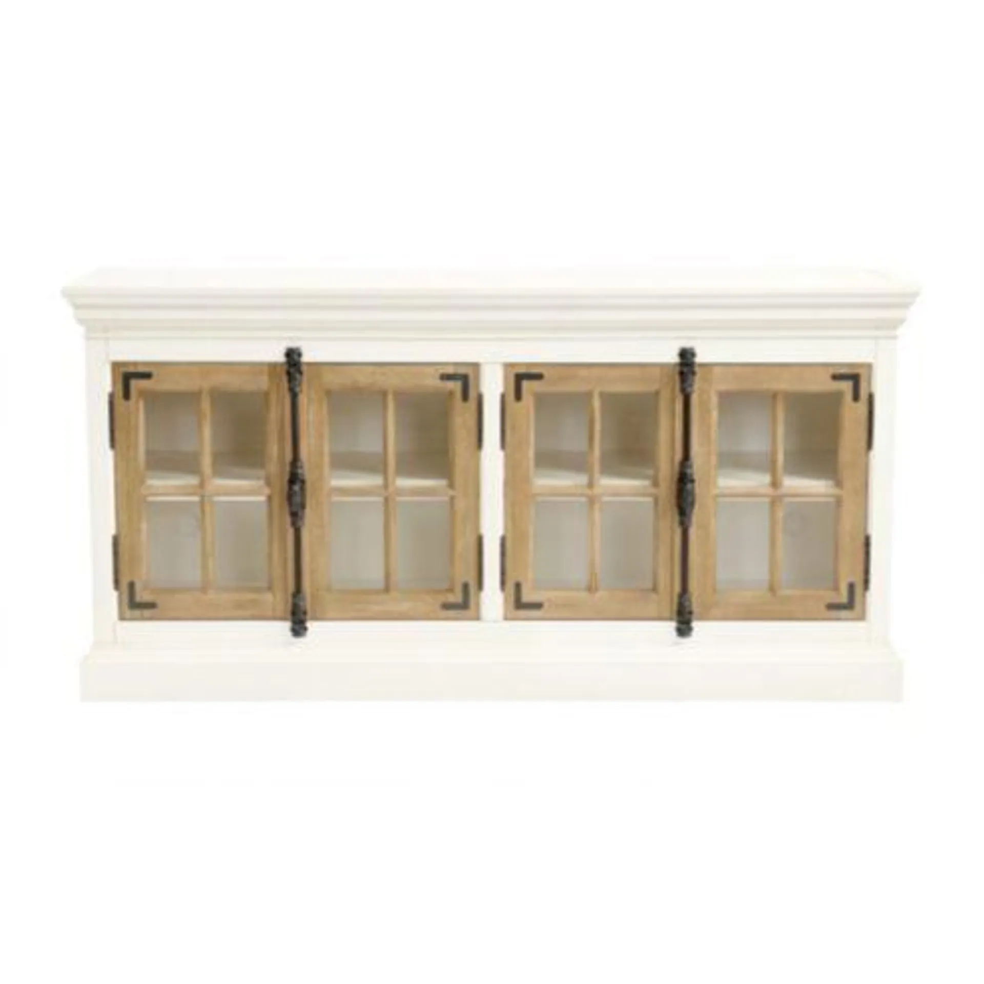 Salerno Glass Door Console