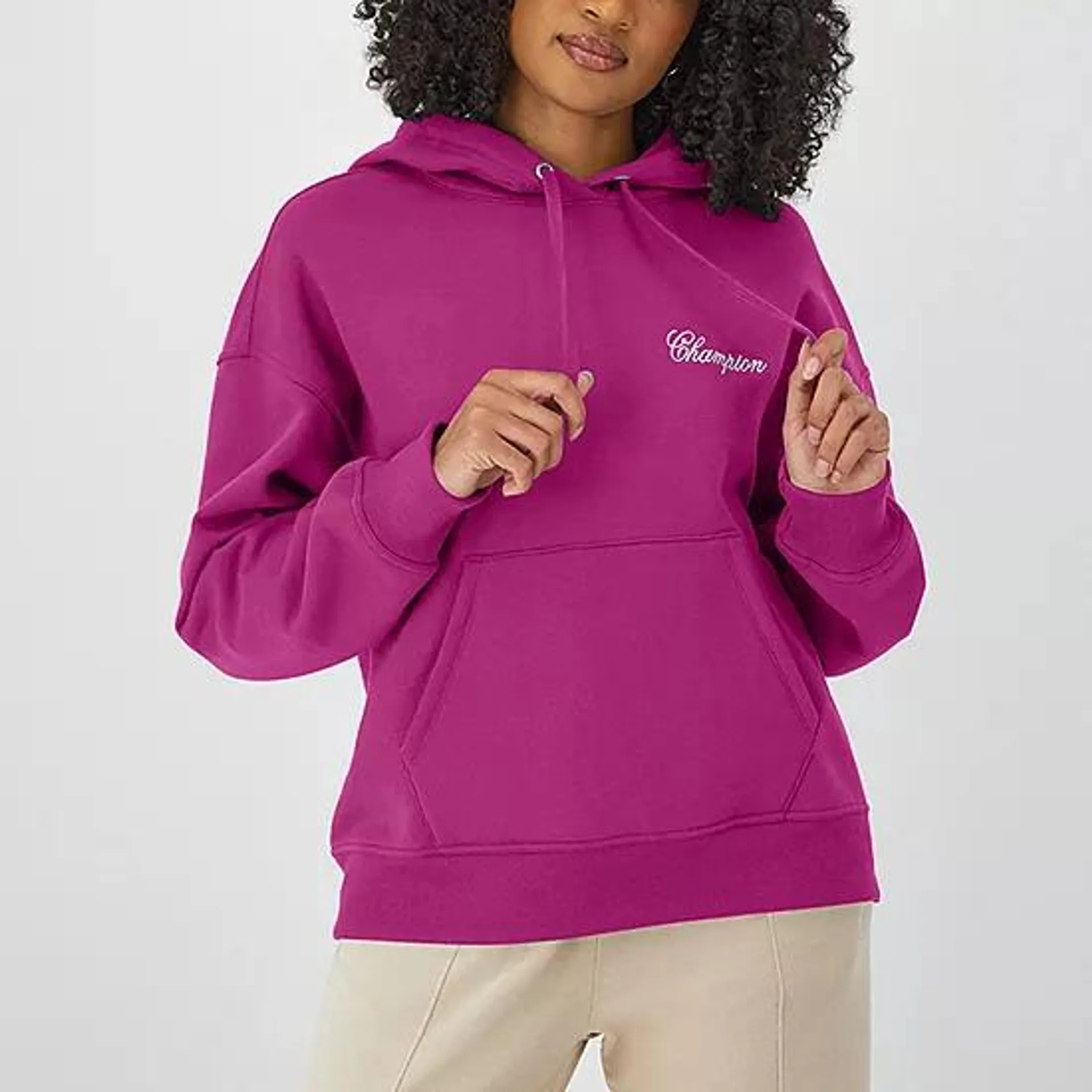 new! Champion Powerblend Womens Long Sleeve Hoodie