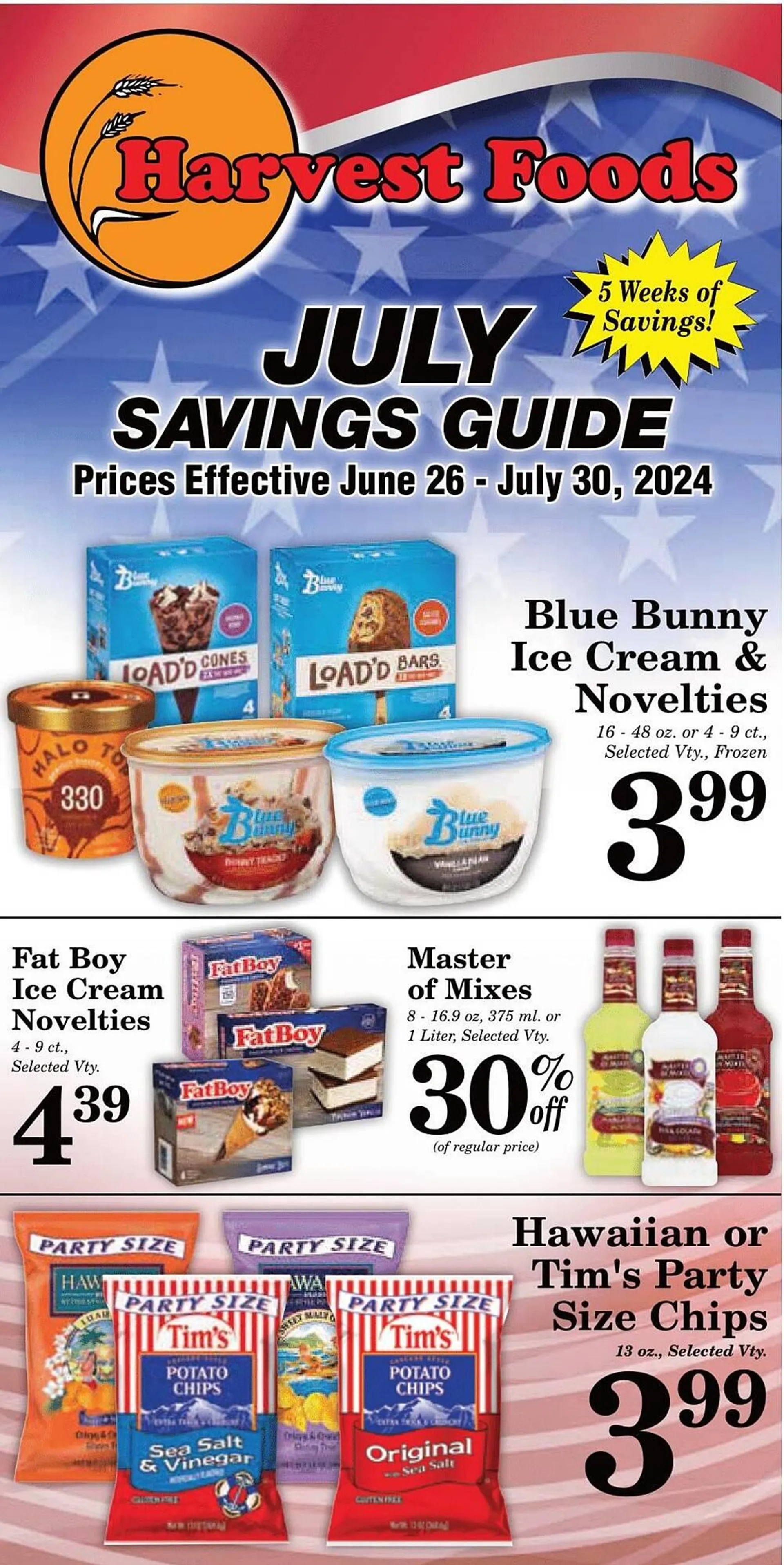 Harvest Foods ad - 1