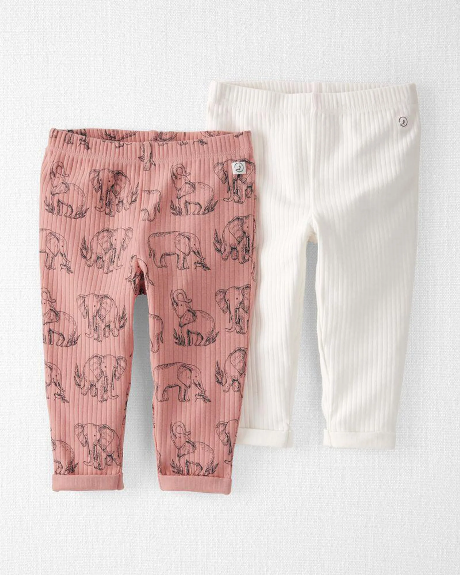 Baby 2-Pack Organic Cotton Pants Set