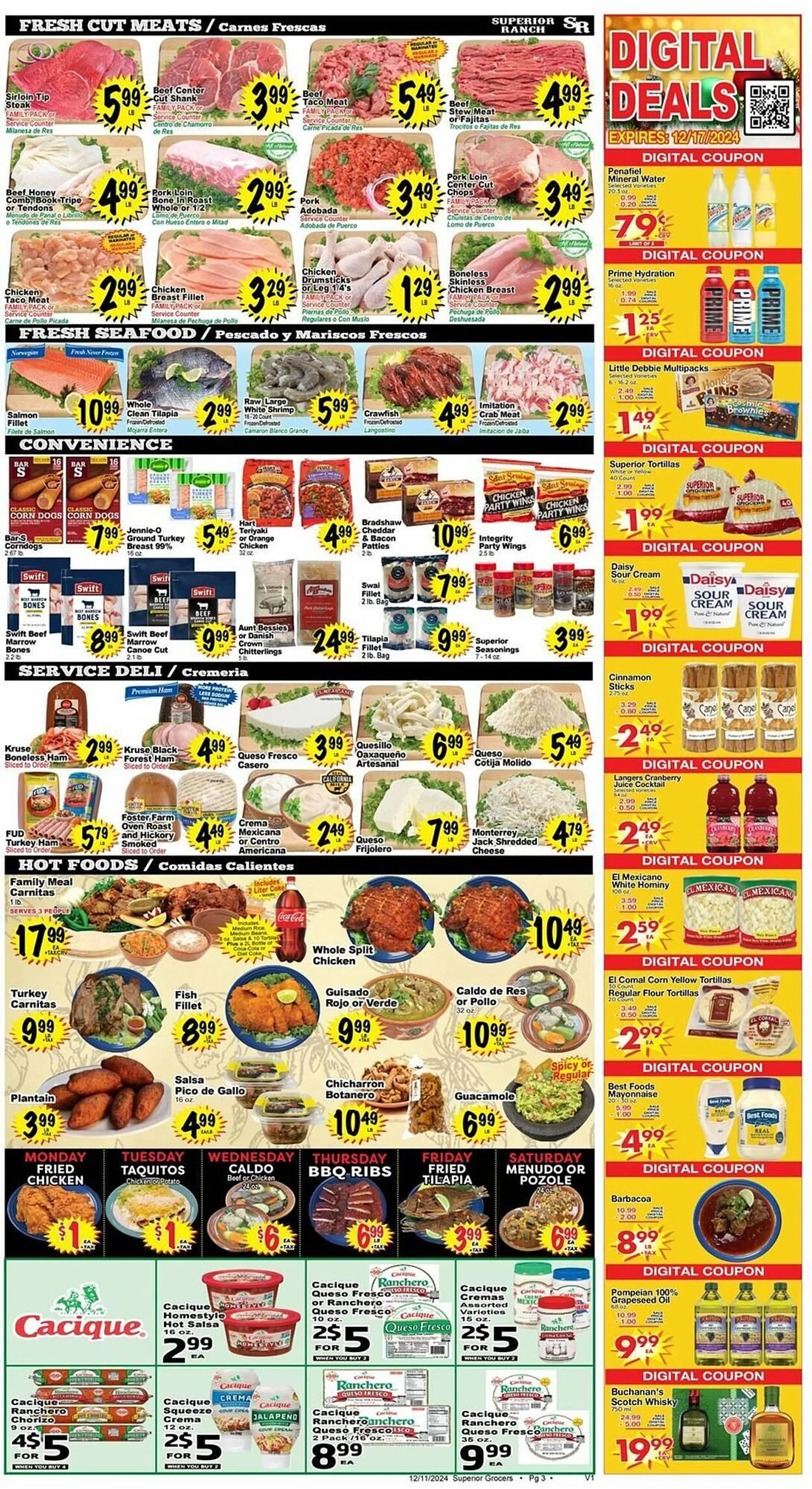 Weekly ad Superior Grocers Weekly Ad from December 11 to December 17 2024 - Page 3