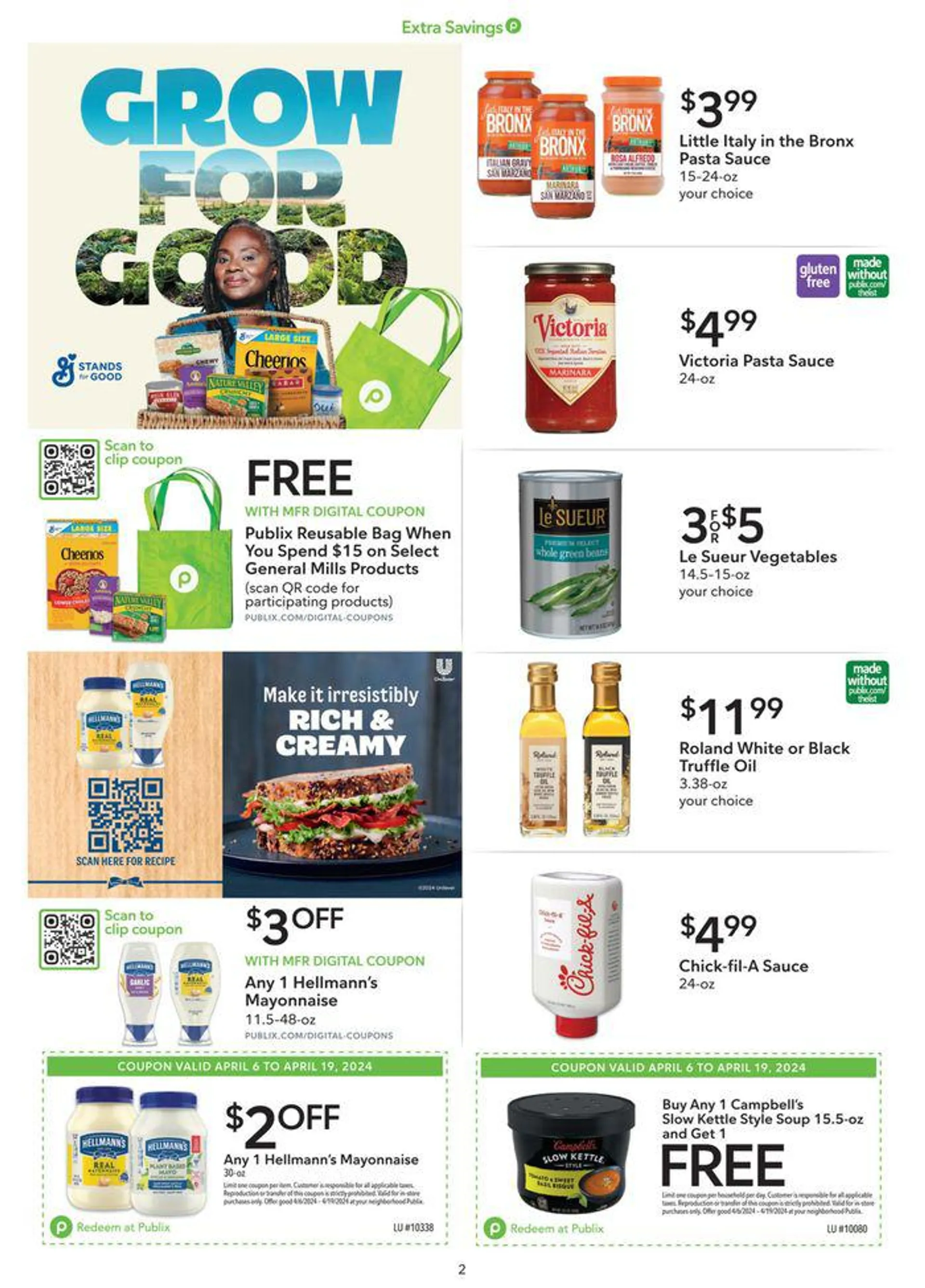 Weekly ad Publix Extra Savings from April 8 to April 19 2024 - Page 2