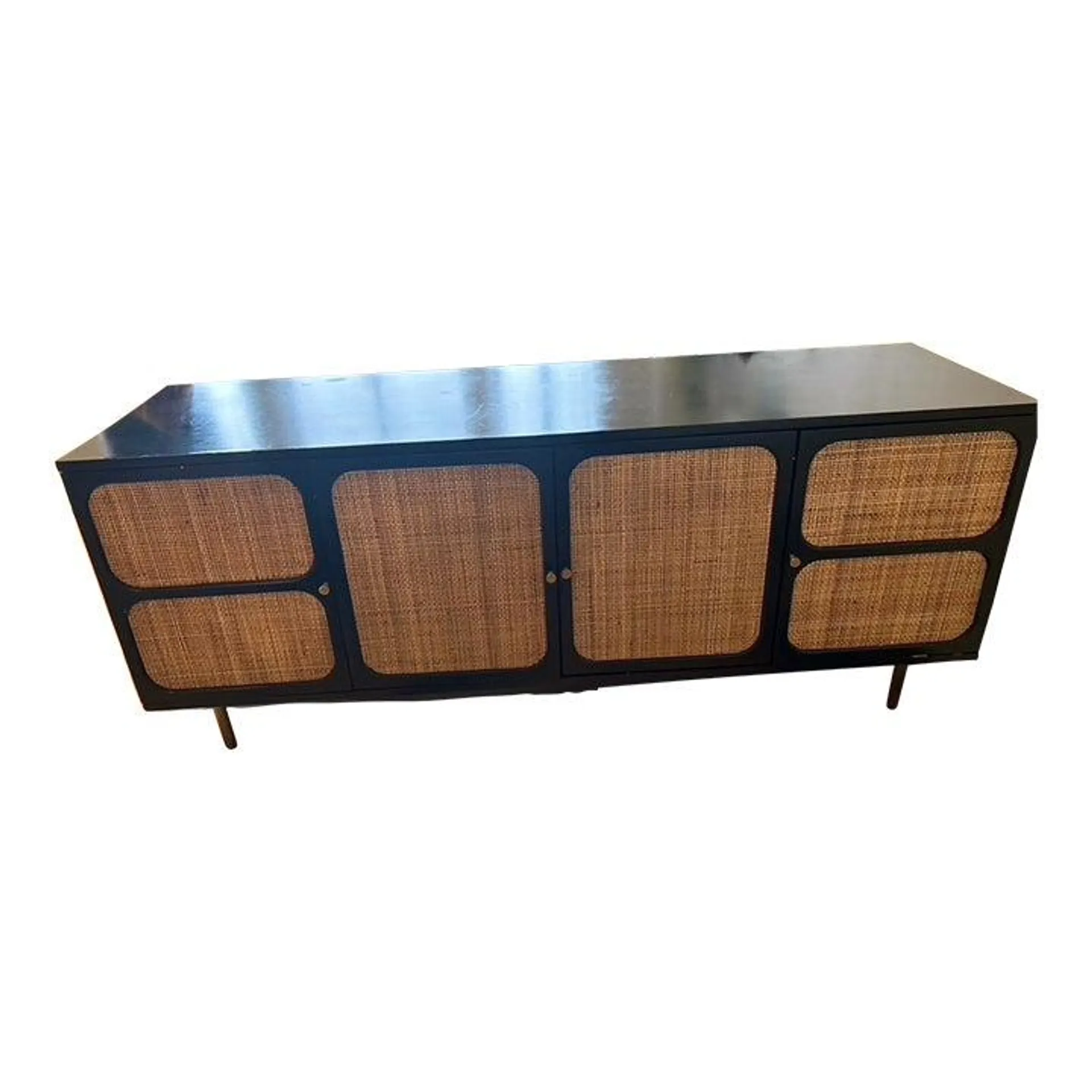 Black Retro Buffet/Media Console