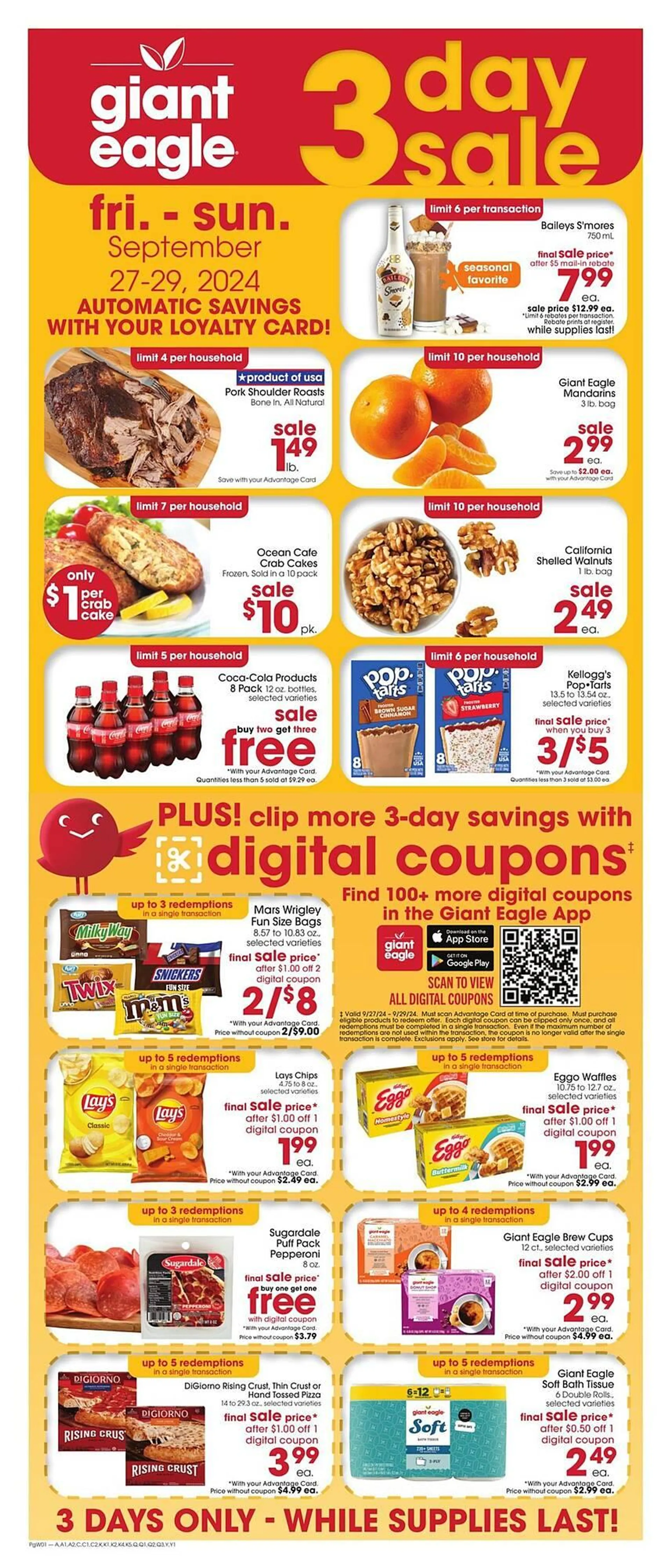 Giant Eagle Weekly Ad - 1