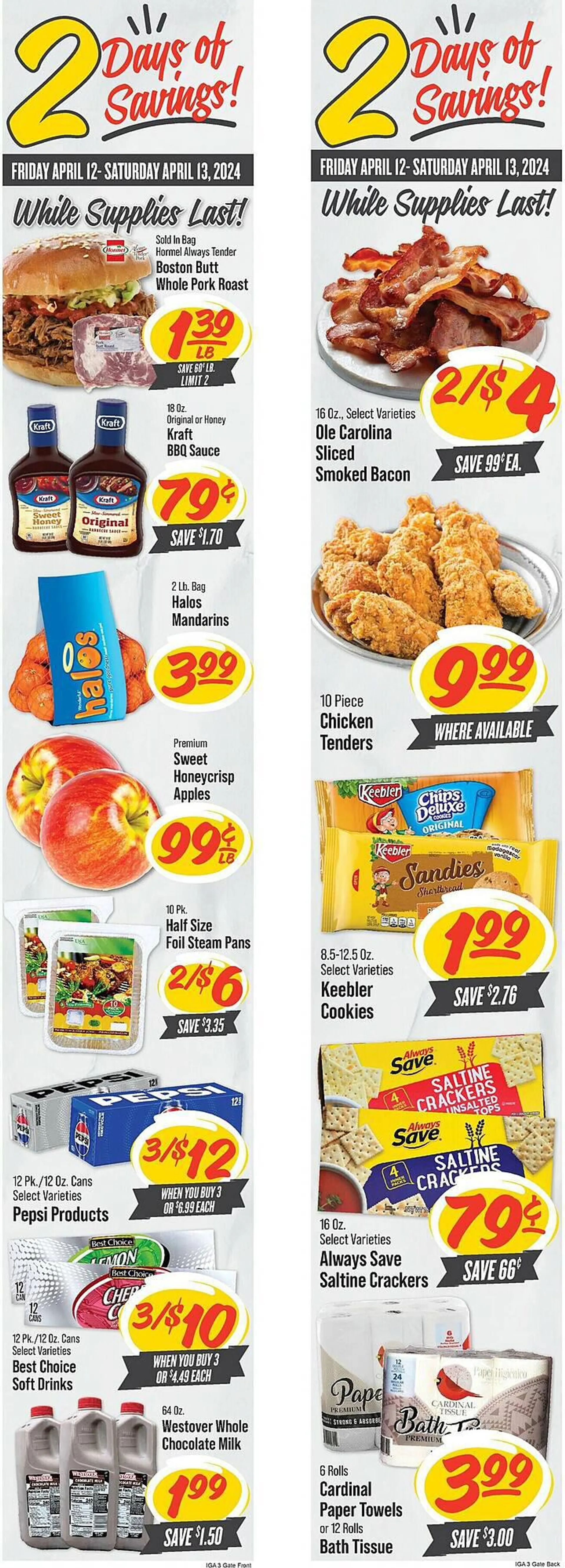Weekly ad IGA Weekly Ad from April 10 to April 16 2024 - Page 2