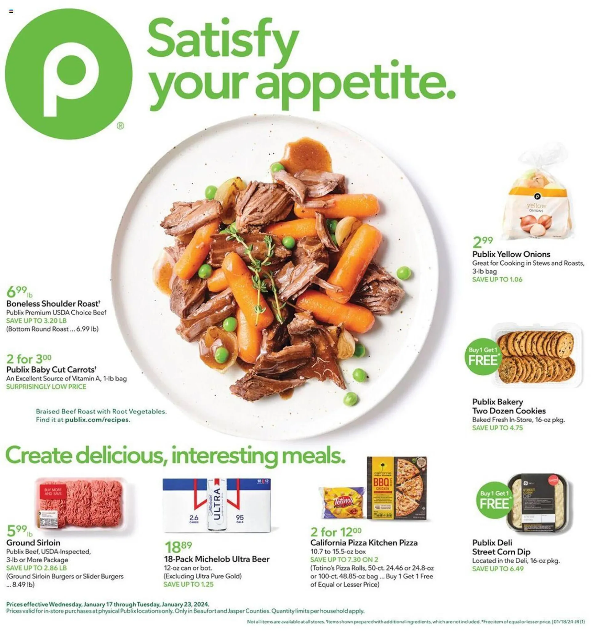 Weekly ad Publix Weekly Ad from January 17 to January 23 2024 - Page 1