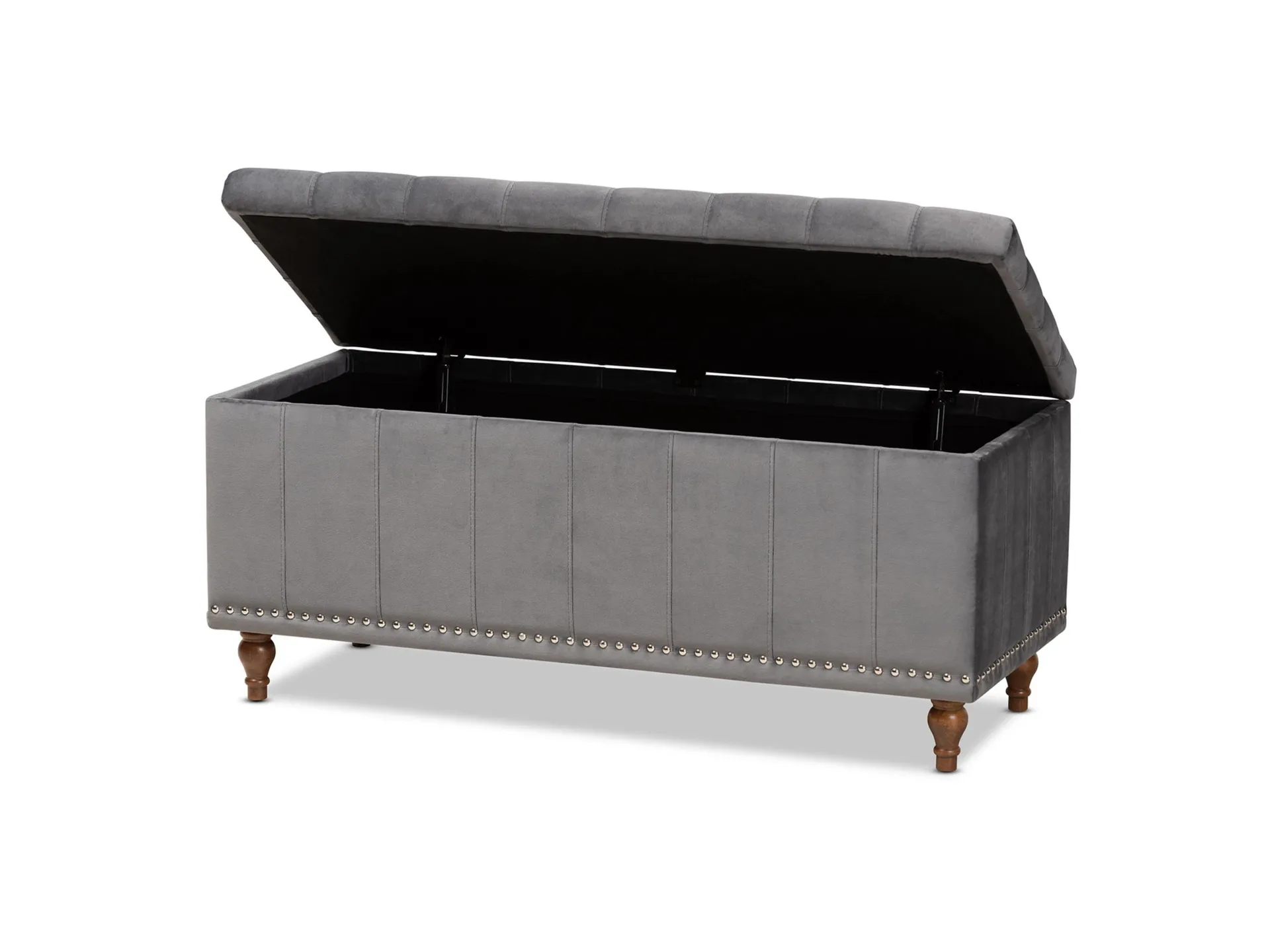 Baxton Studio Kaylee Storage Ottoman Bench