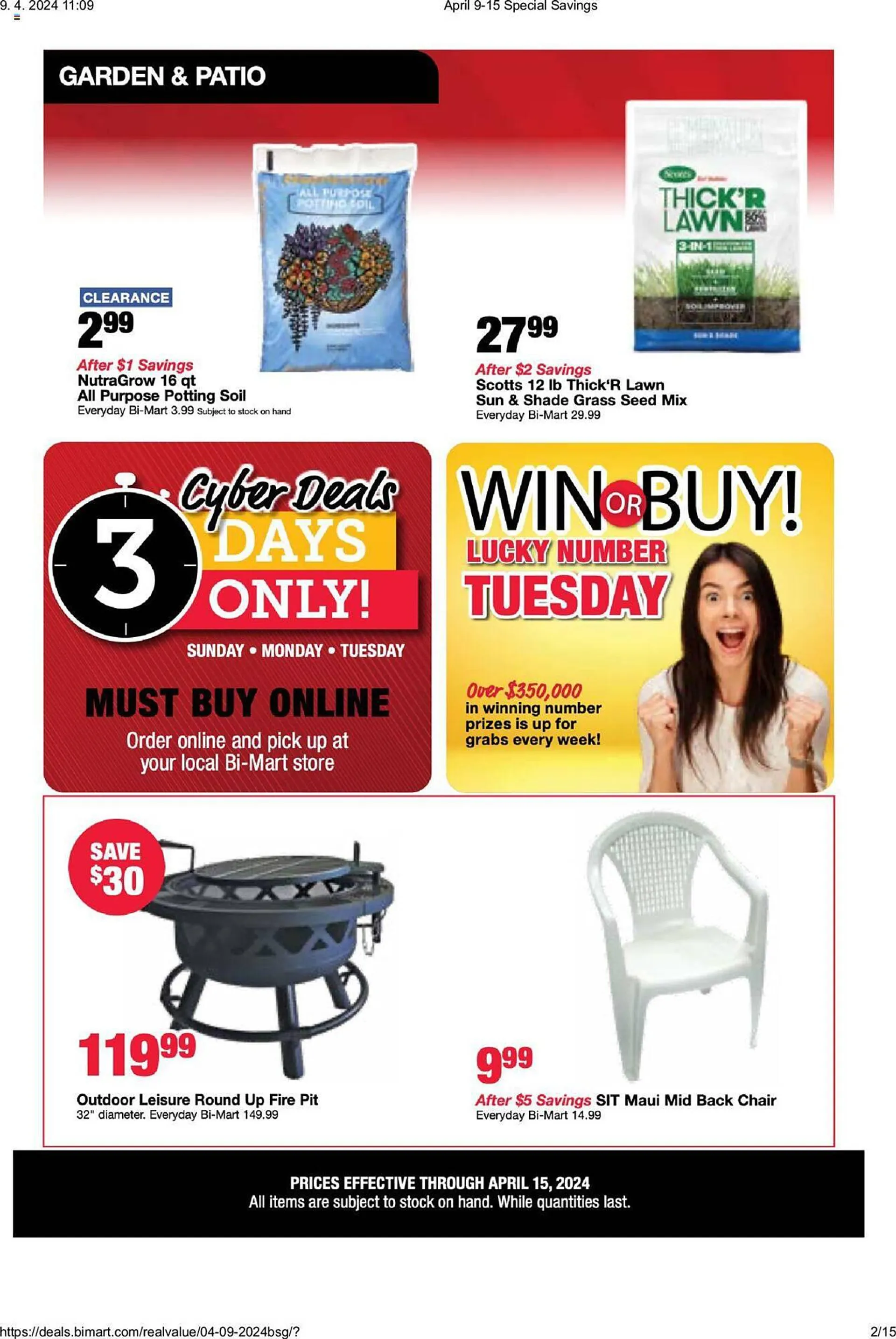 Weekly ad Bi-Mart Weekly Ad from April 9 to April 15 2024 - Page 2