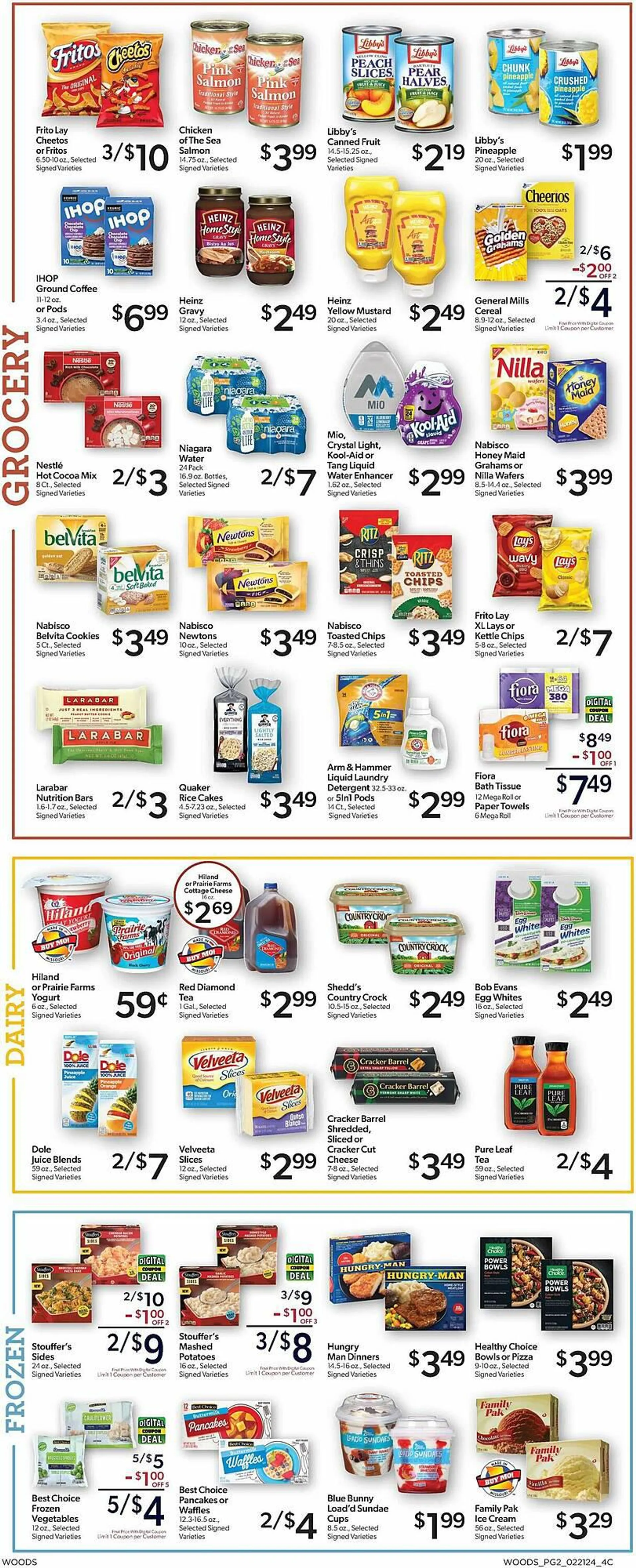 Weekly ad Woods Supermarket Weekly Ad from February 21 to February 27 2024 - Page 2
