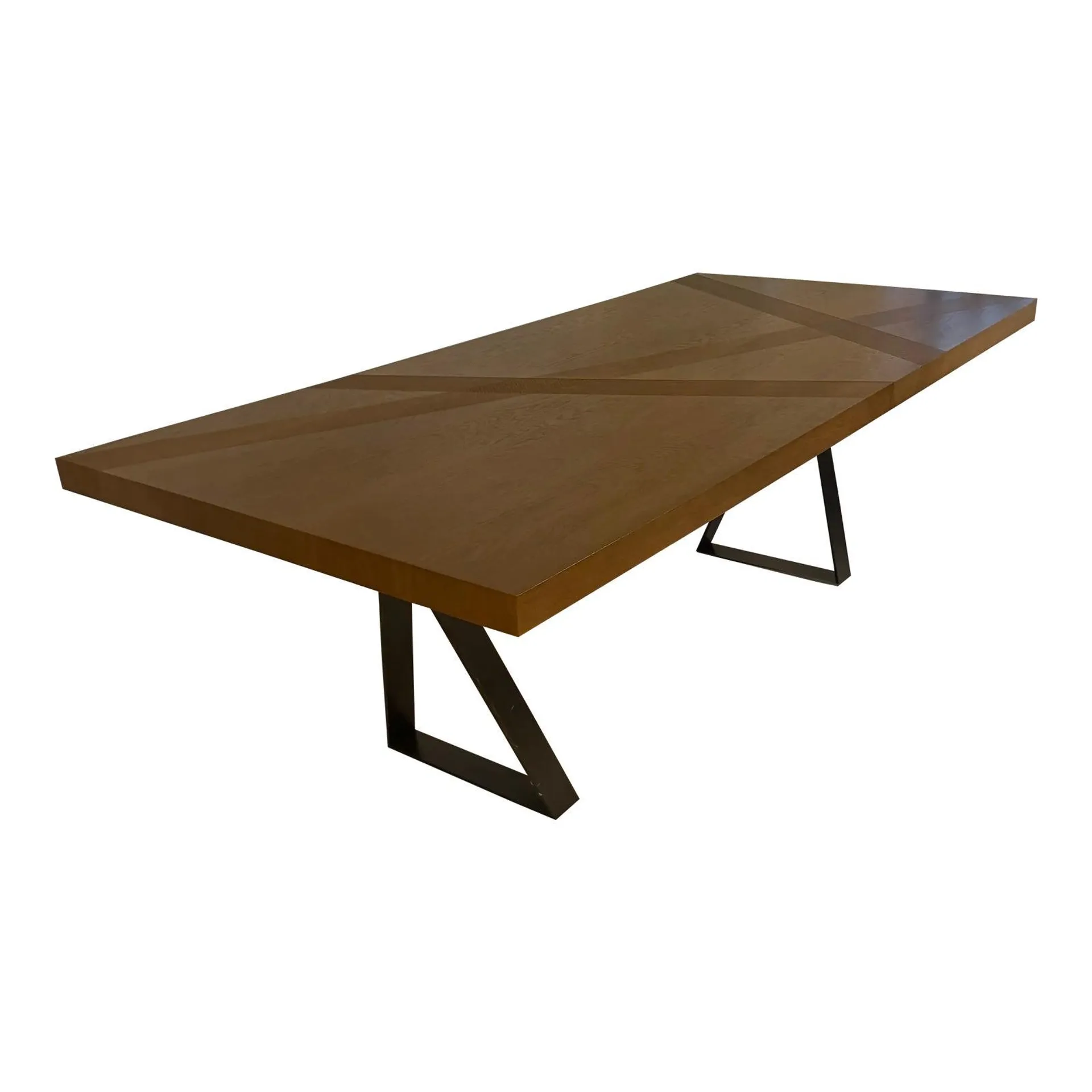 Roche Bobois Track Dining Table - With Built in Extension Leaf