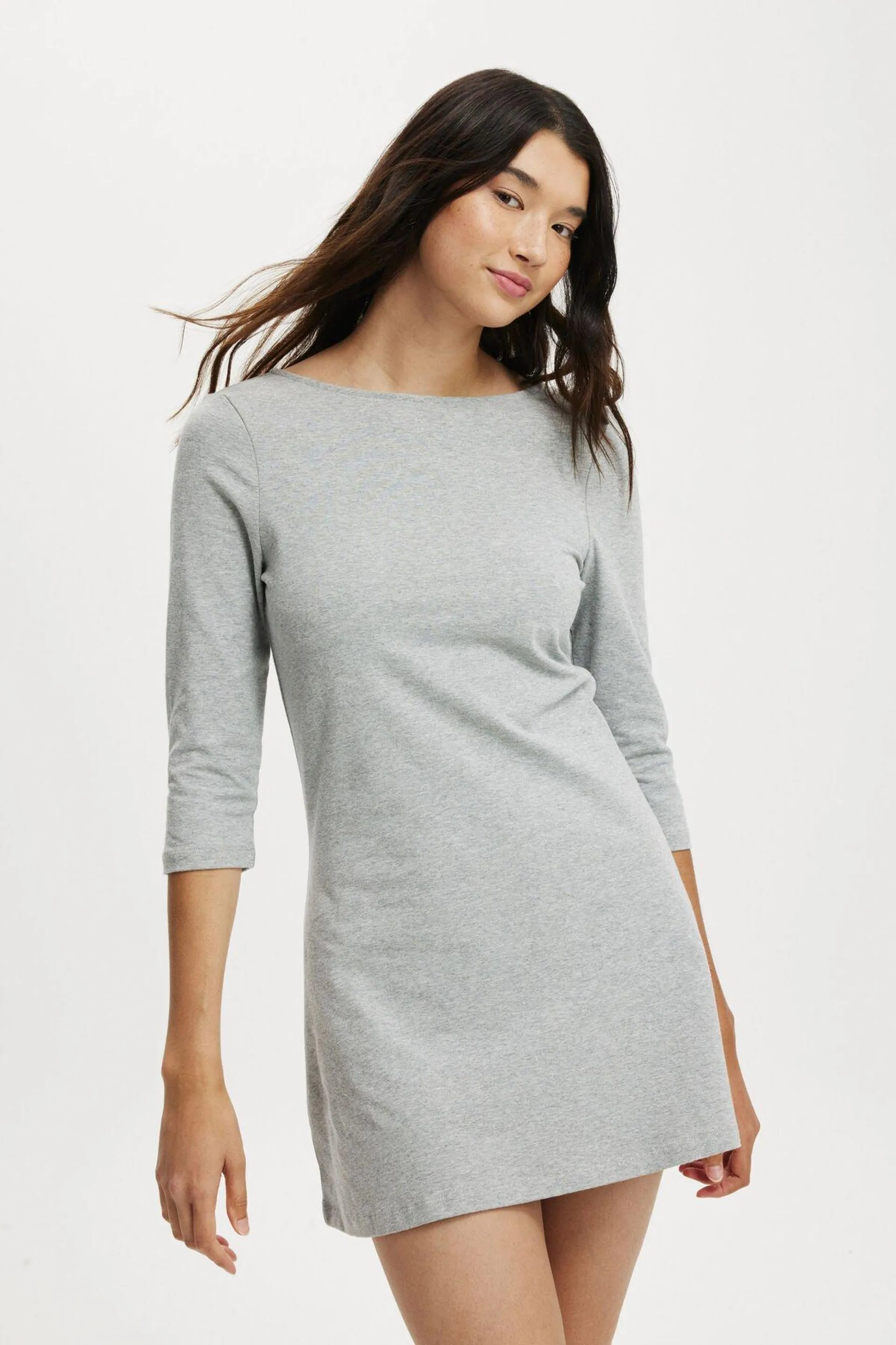 Bella 3/4 Sleeve Mini Dress