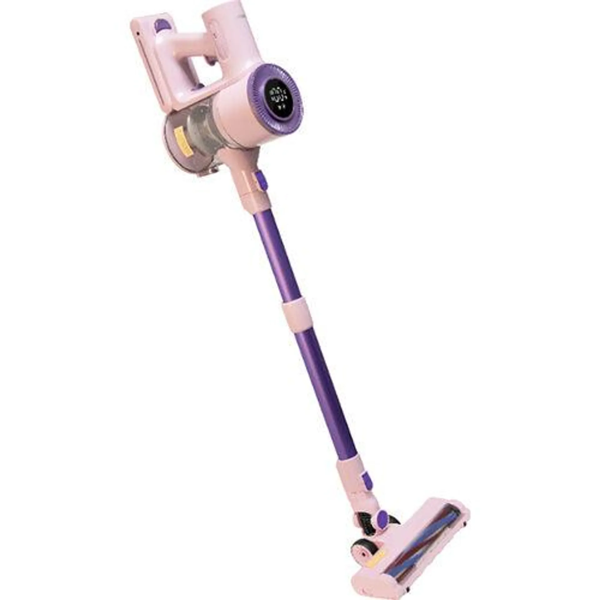 Pro Version Cordless Stick Vacuum 28k PA with Digital Display, 50 Minute Run Time - Pink