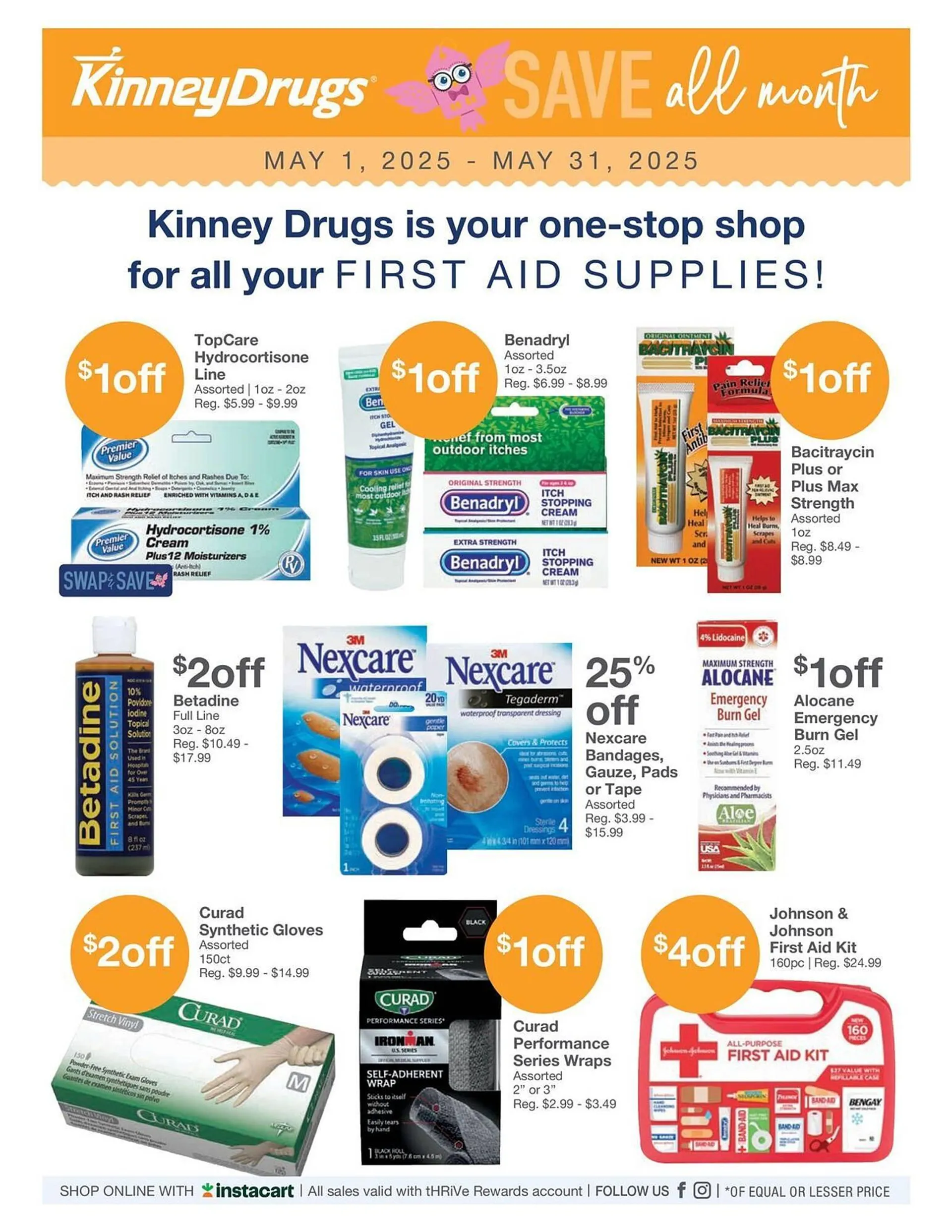 Kinney Drugs Weekly Ad - 1