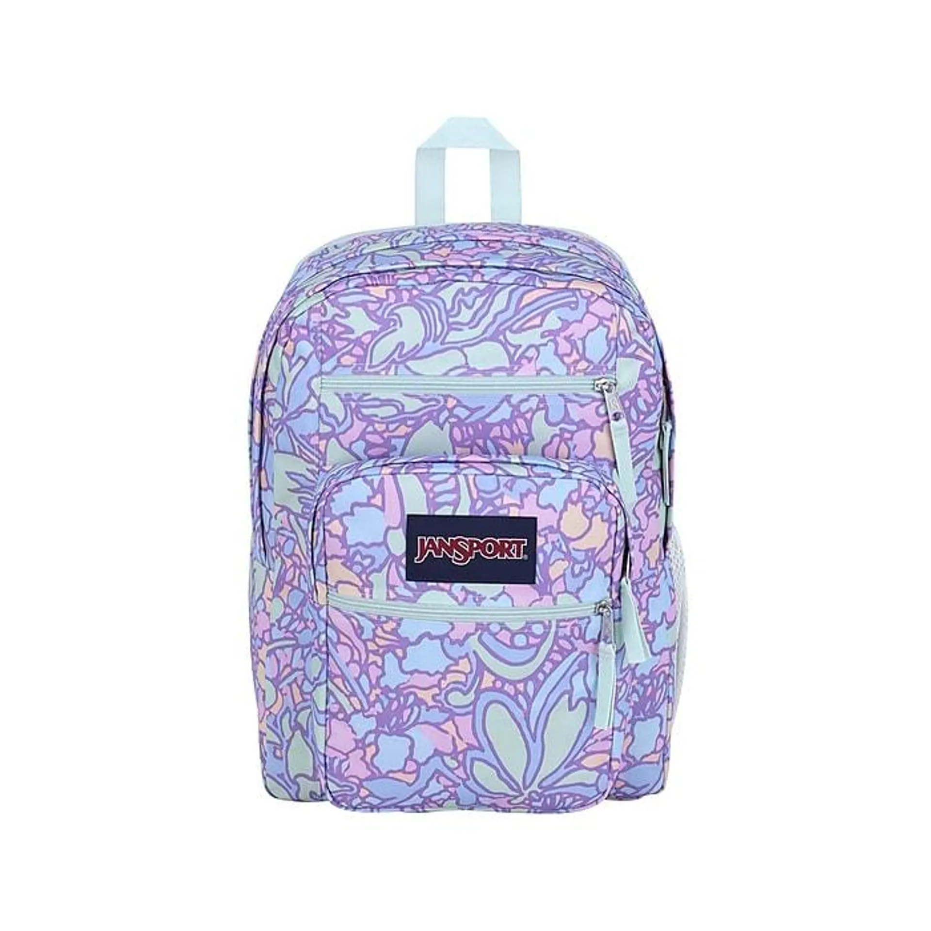 JanSport Big Student Floral Lilac Laptop Backpack,