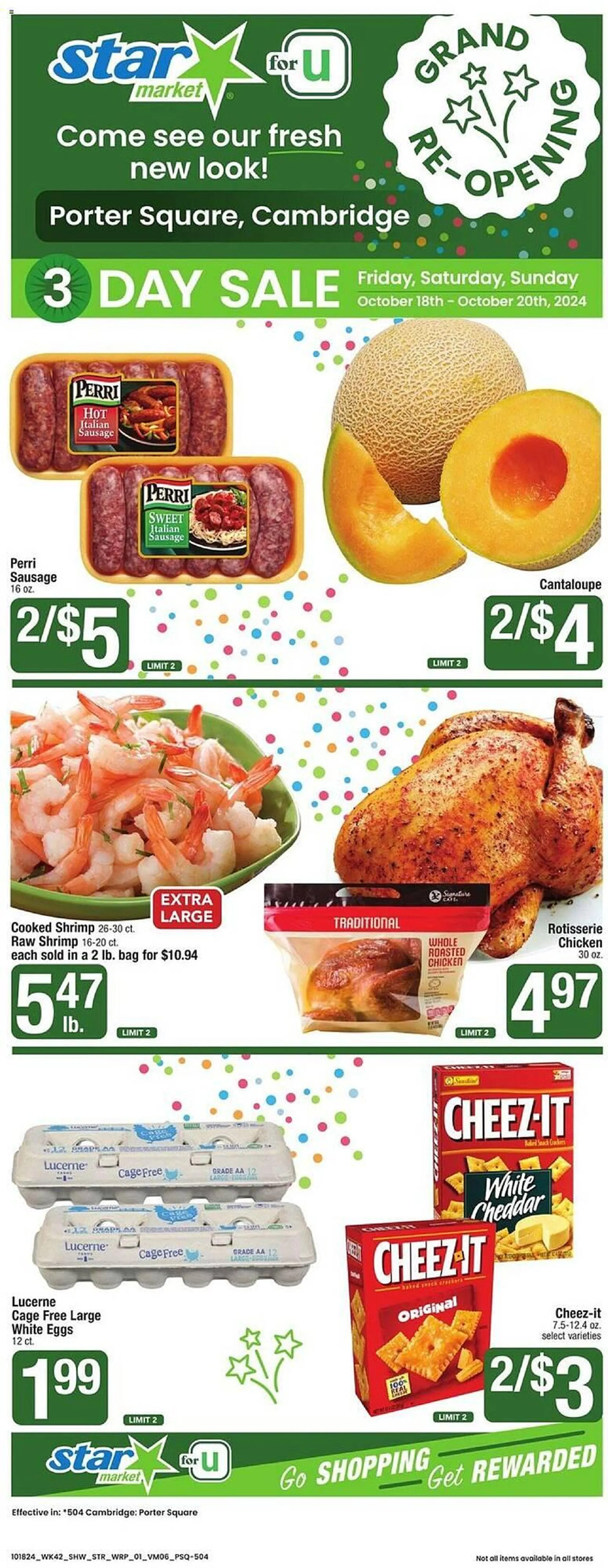 Star Market Weekly Ad - 1