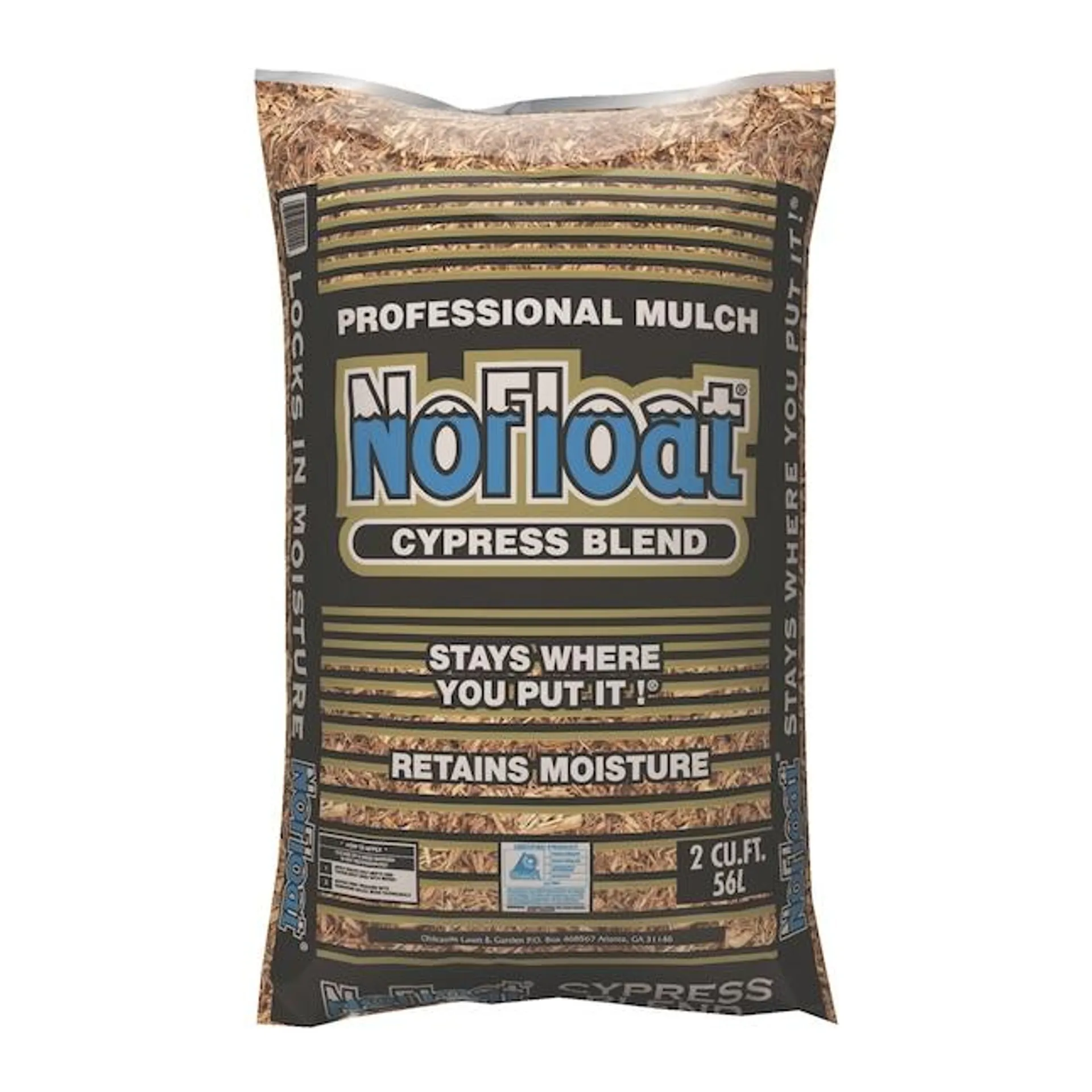 NoFloat 2-cu ft Cypress Blend Mulch