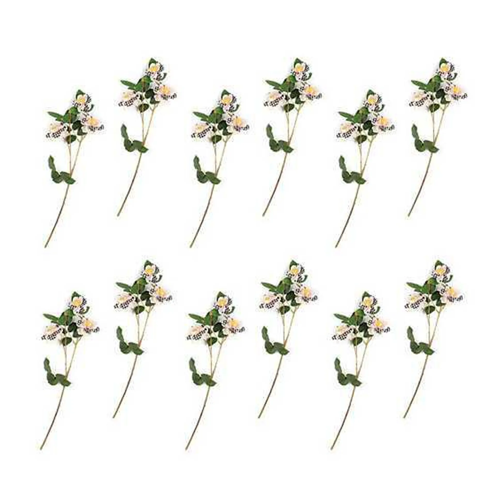 Wild Rose Spray Bouquet - Blush - Set of 12