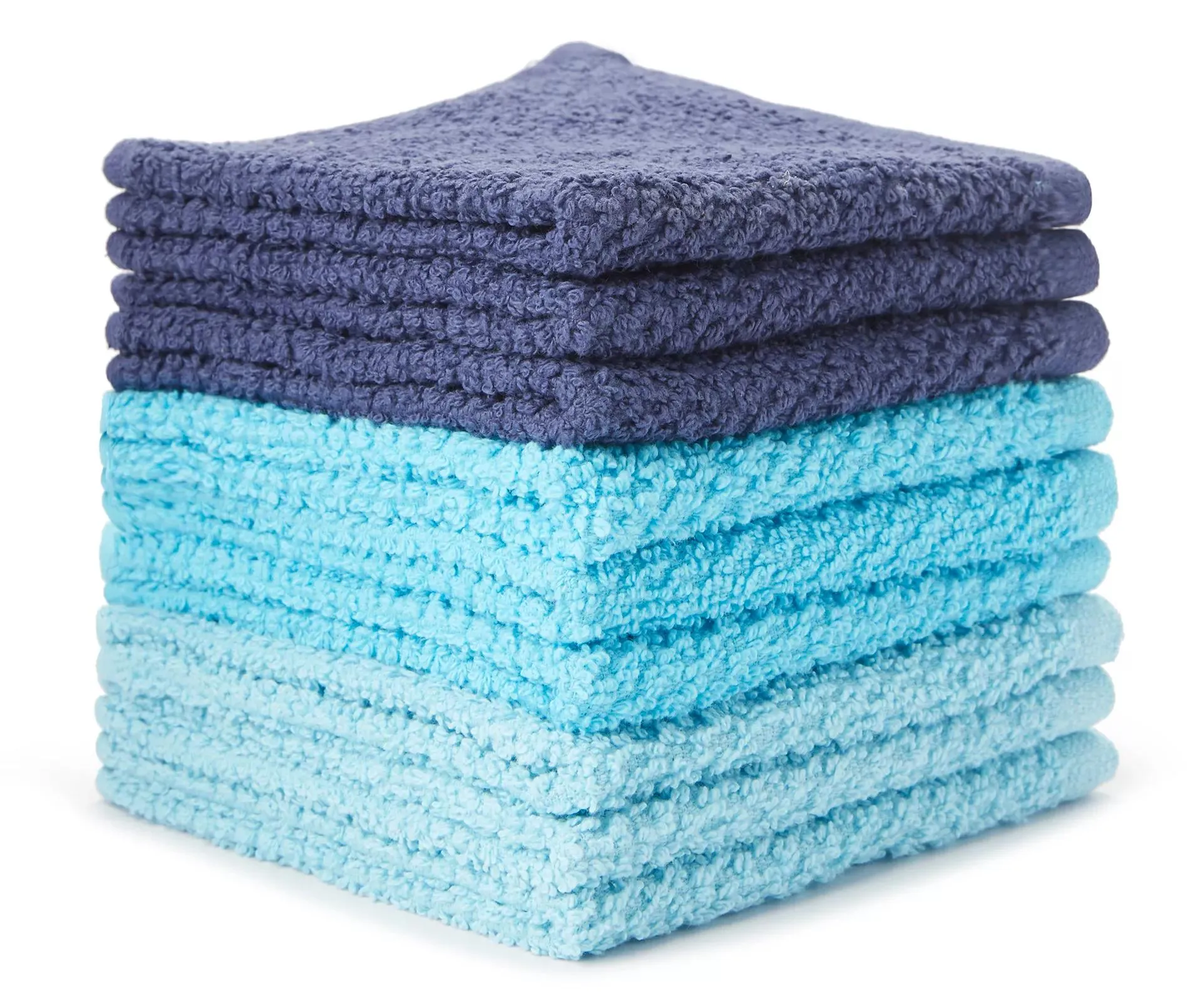 Blue Washcloths, 9-Pack