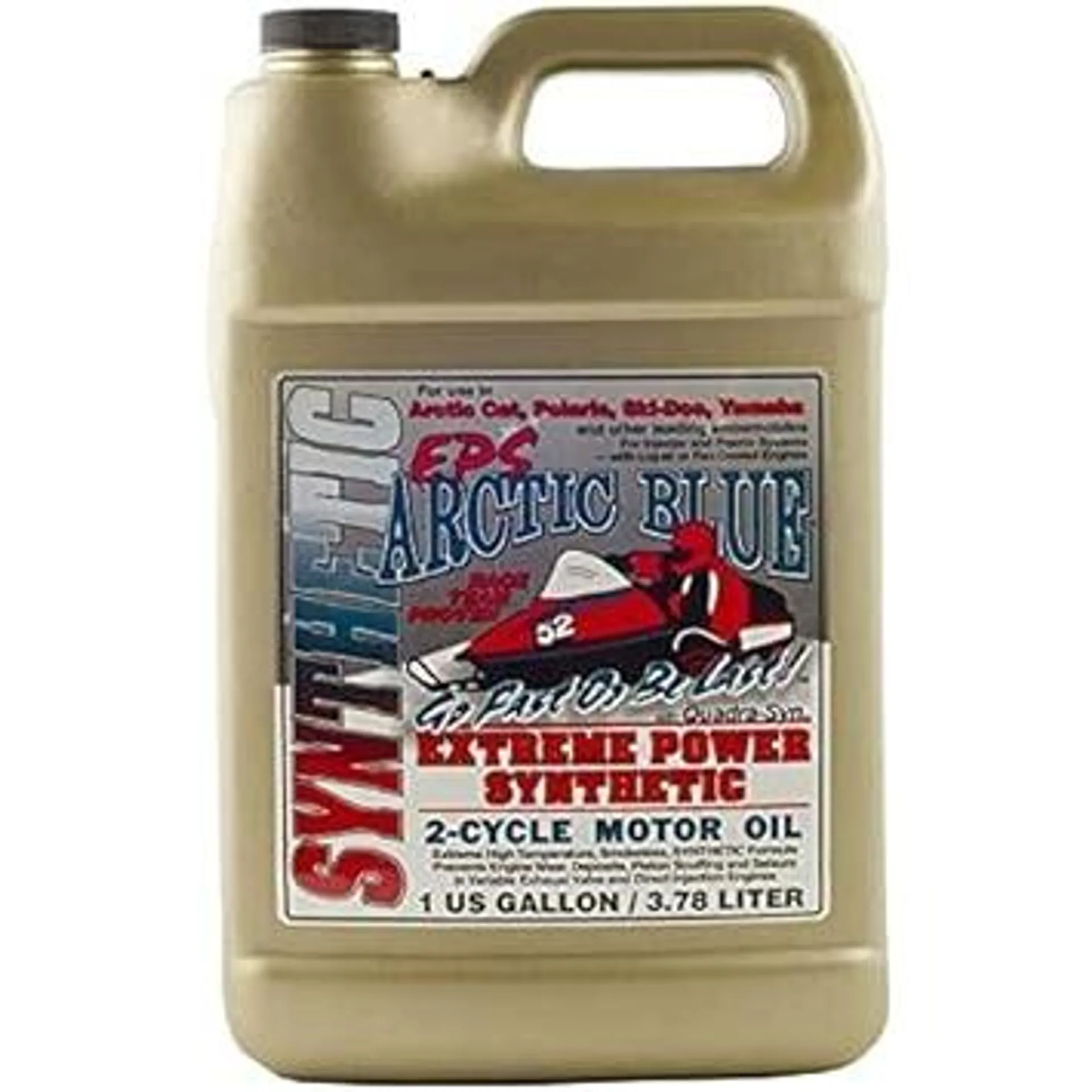 Arctic Blue EPS Synthetic Snowmobile Oil 2-Cycle Gallon