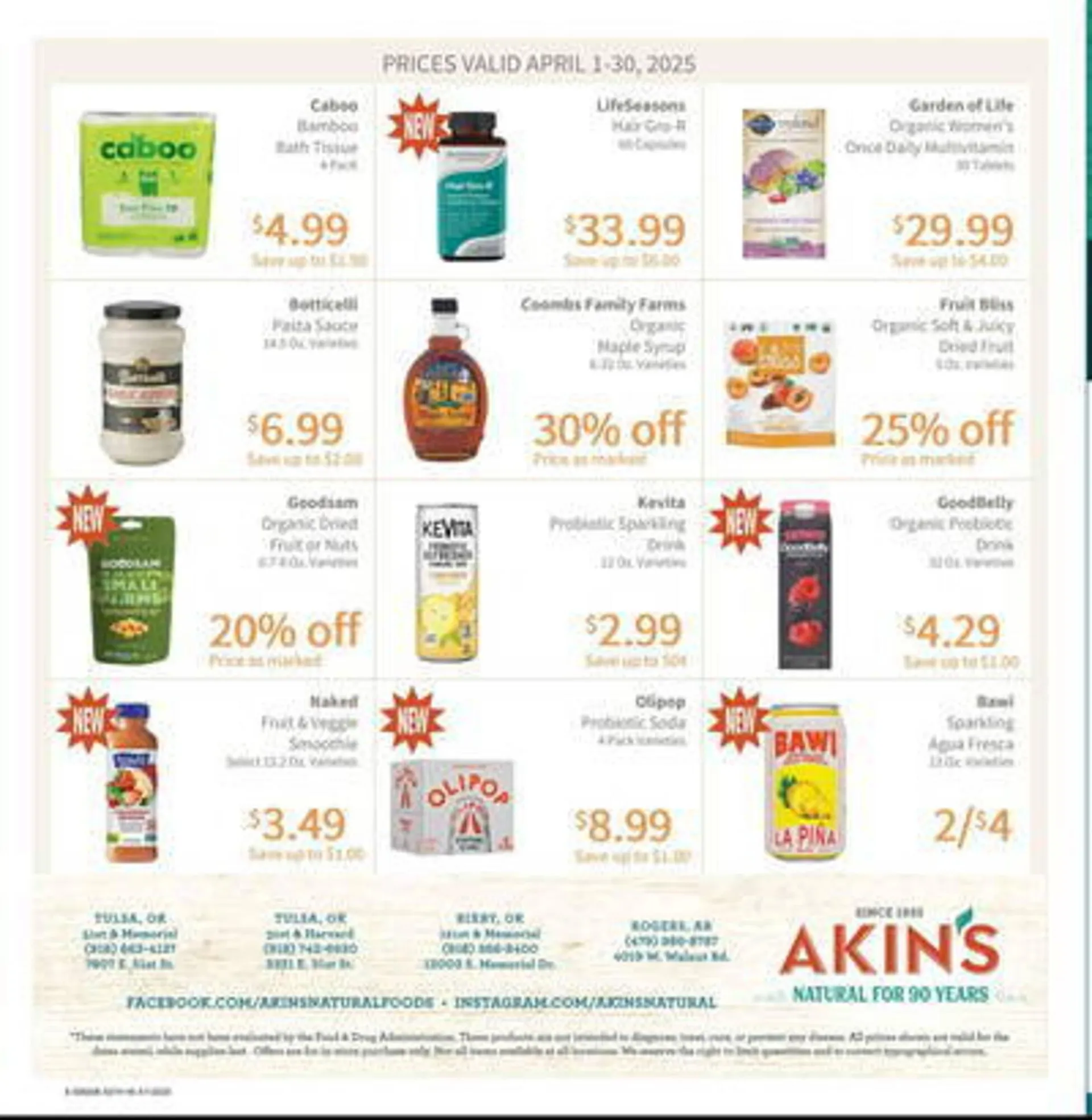 Weekly ad Akin's Natural Foods Weekly Ad from May 1 to May 31 2025 - Page 8