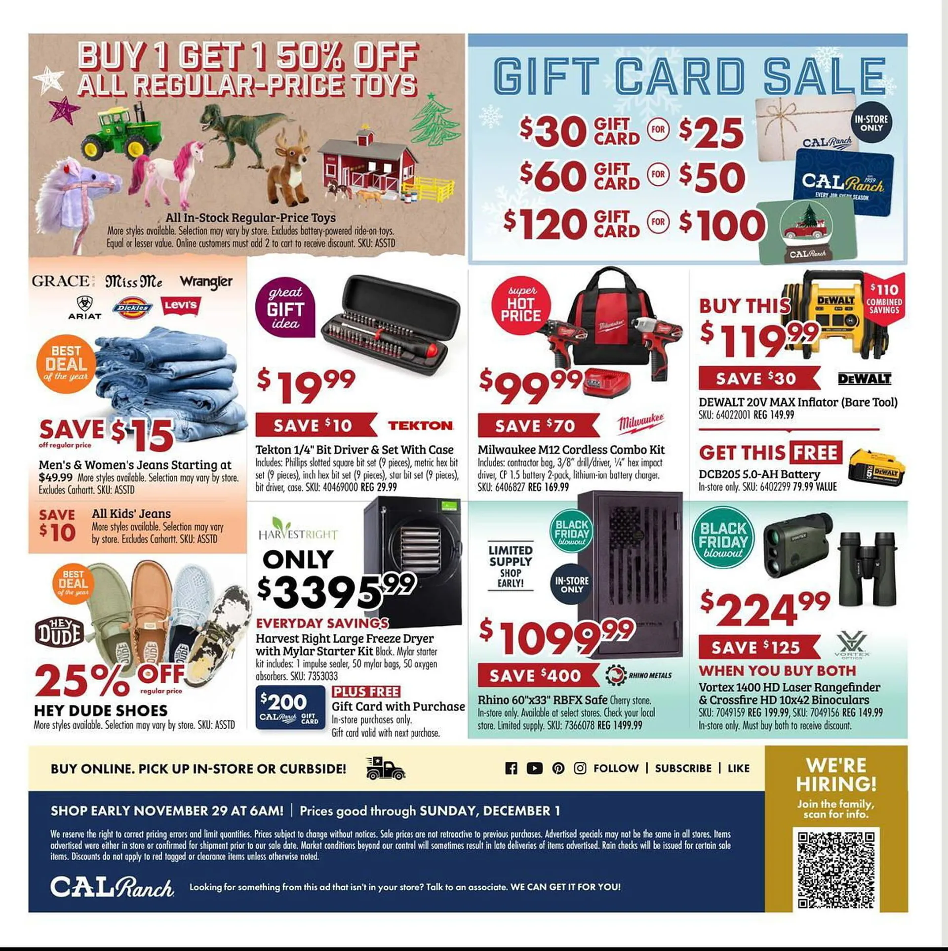 Weekly ad C A L Ranch Stores Weekly Ad from November 29 to December 1 2024 - Page 12