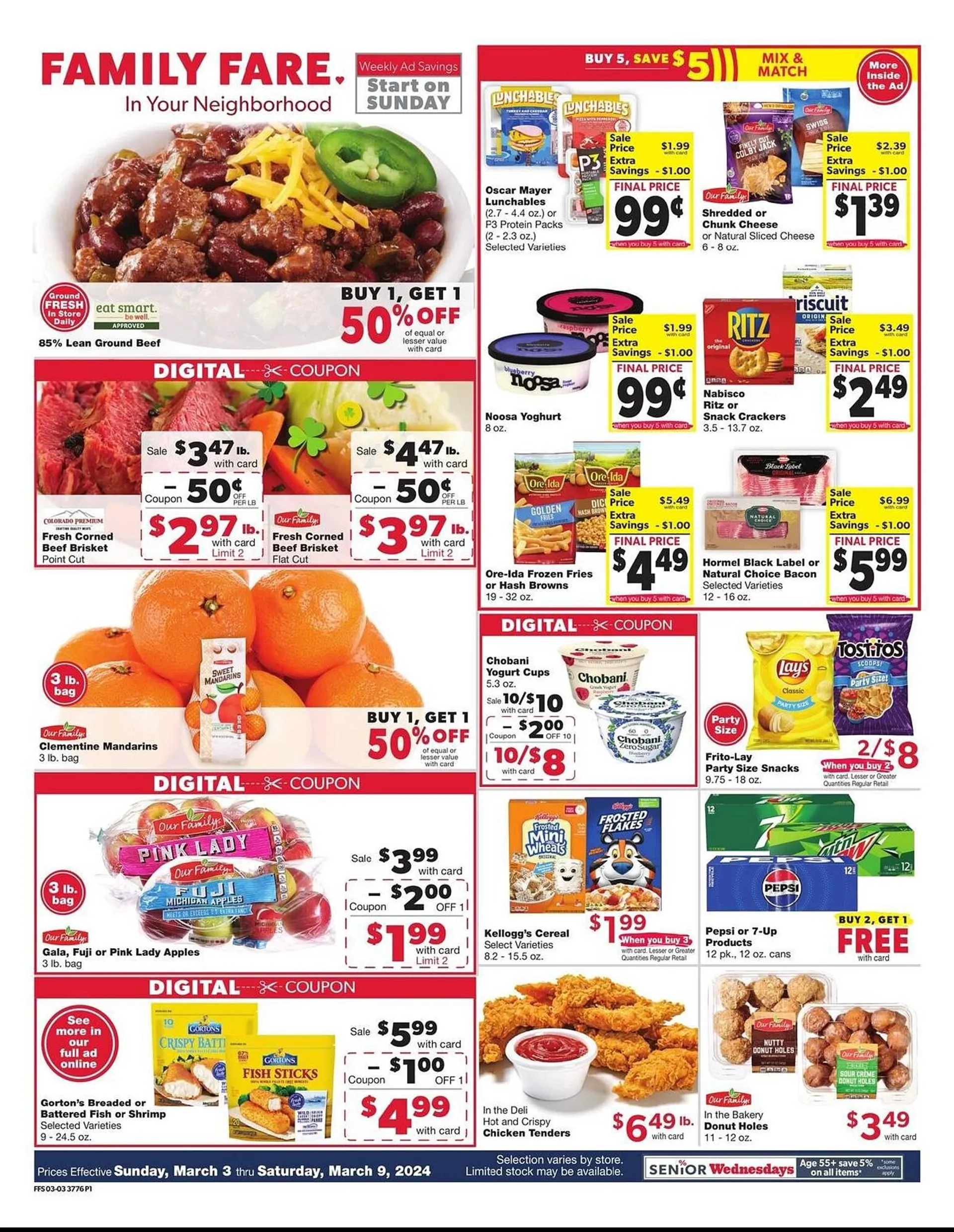 Weekly ad Family Fare Weekly Ad from March 3 to March 9 2024 - Page 