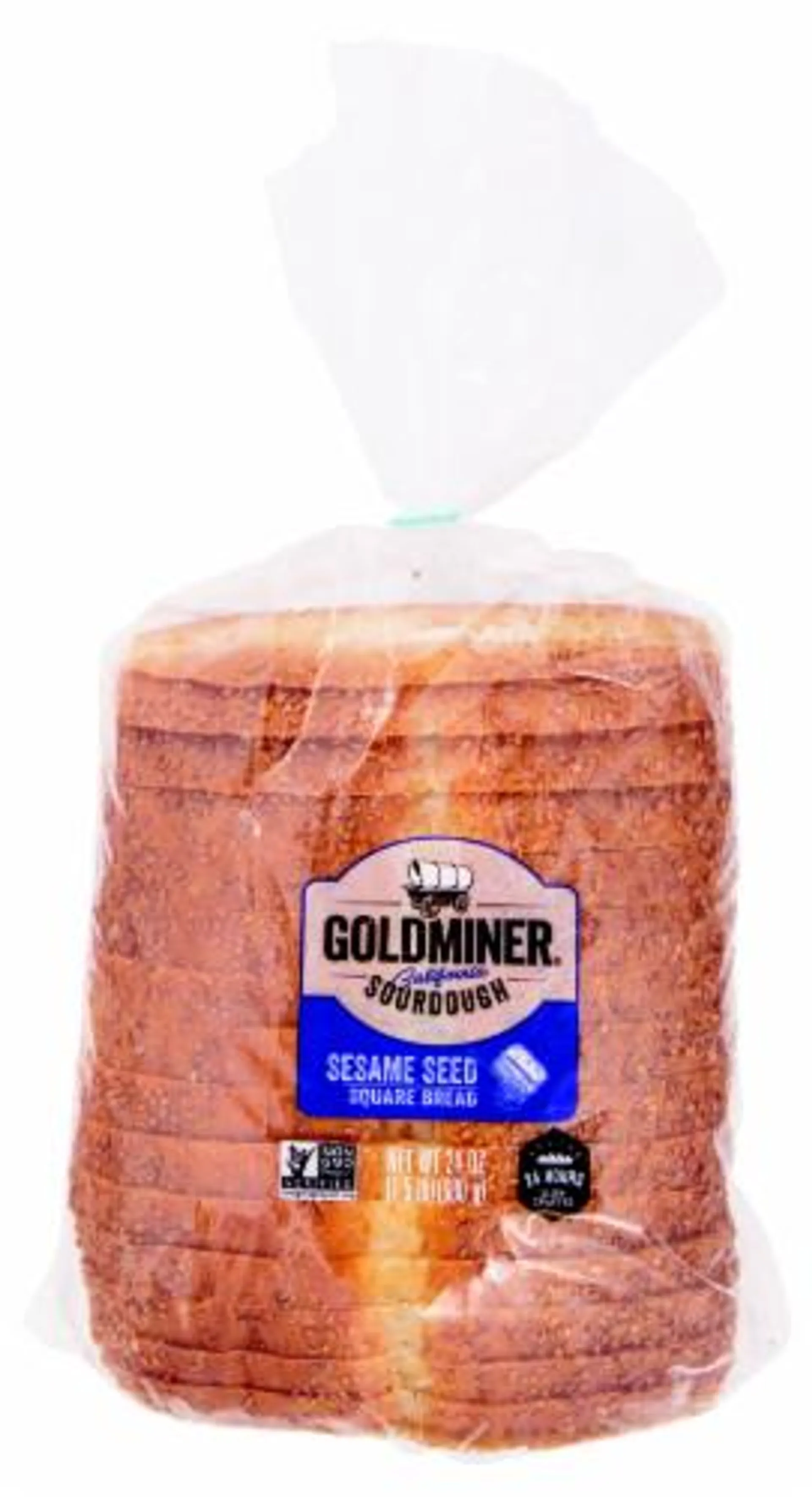Goldminer California Sourdough Sesame Seed Square Bread