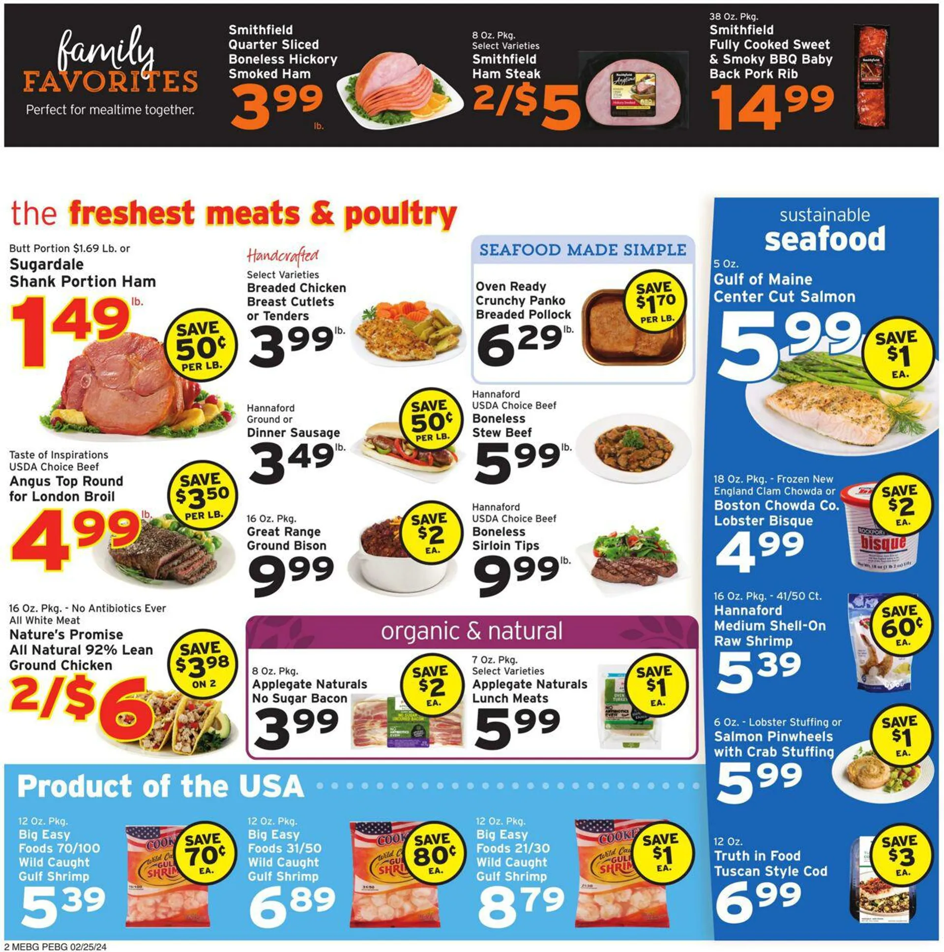 Weekly ad Hannaford Current weekly ad from February 25 to March 2 2024 - Page 2